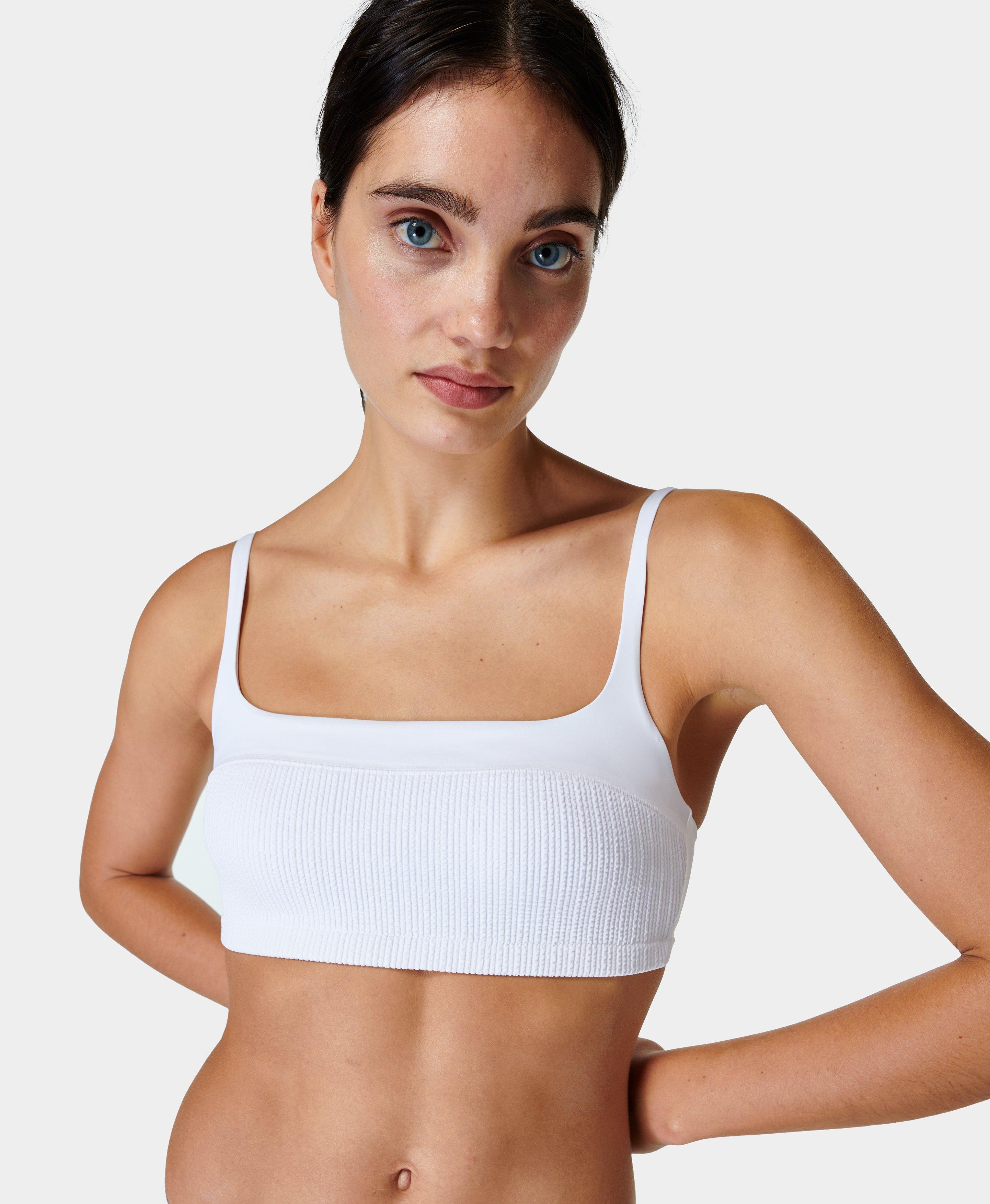 Capri Crinkled Square Neck Bikini Top