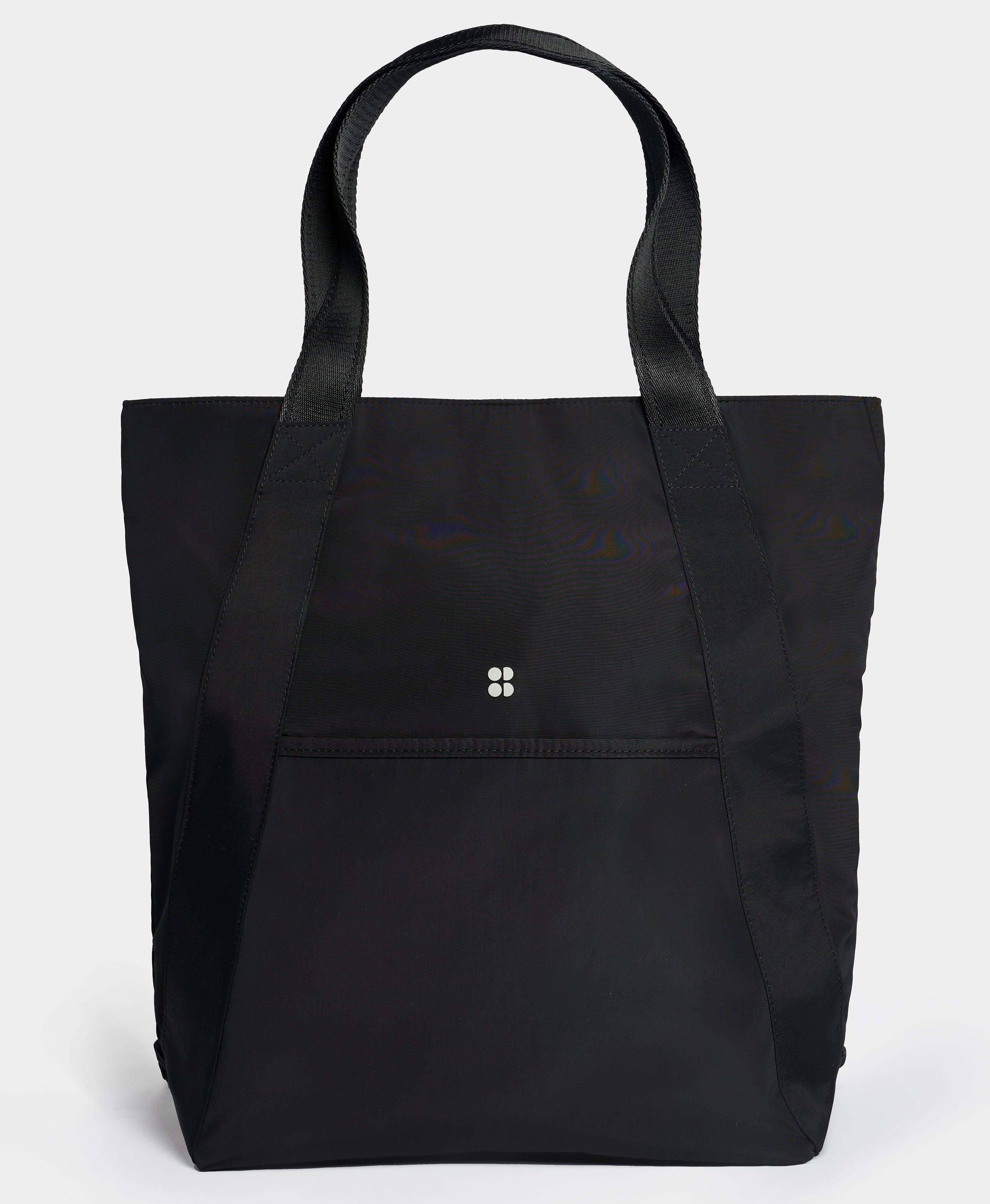 Black Icon nylon tote bag, Sweaty Betty