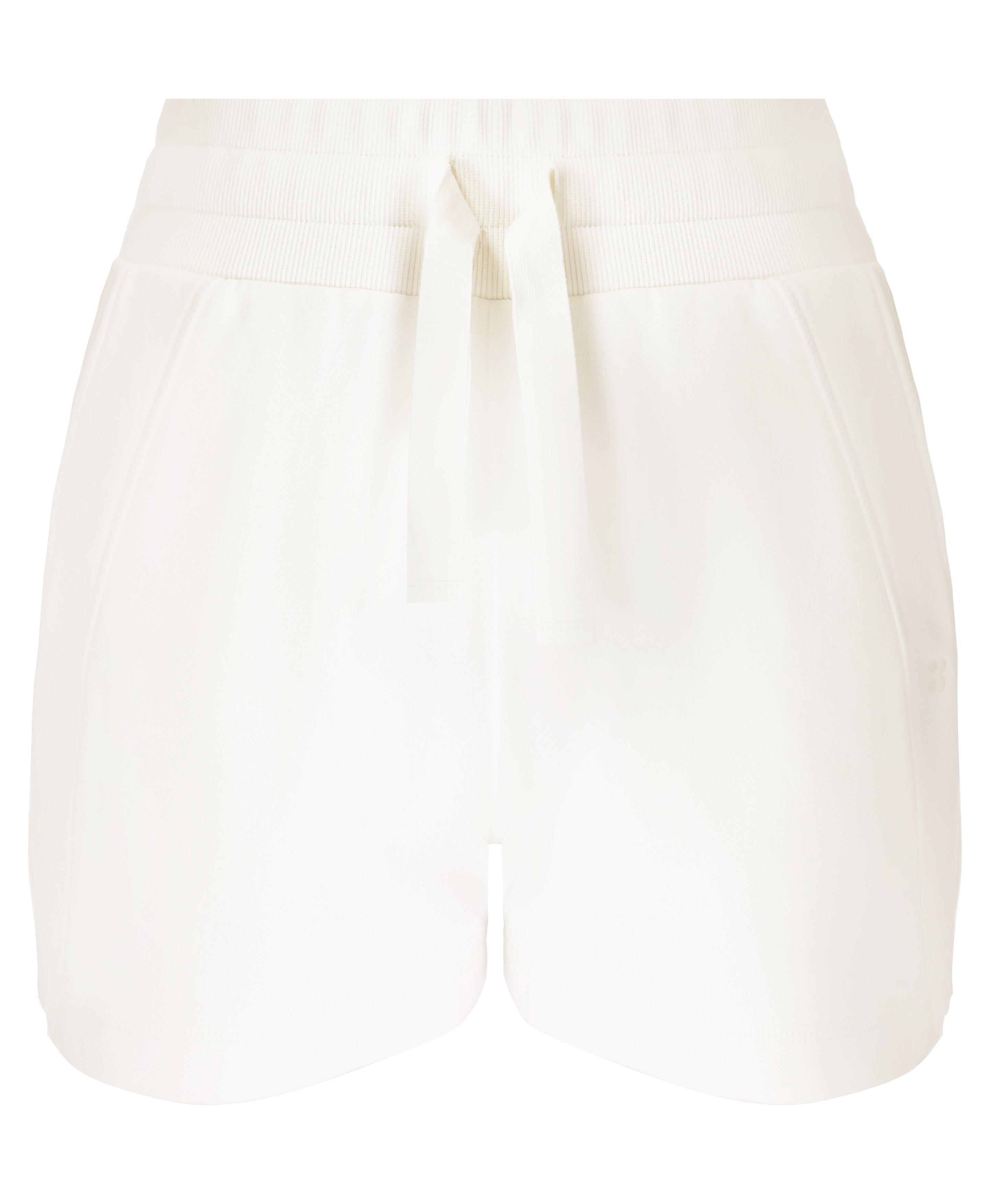 Women's Elastic Waist Shorts in White