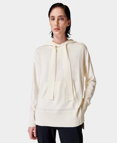 Modern Relaxed Hoodie , Lily White | Sweaty Betty