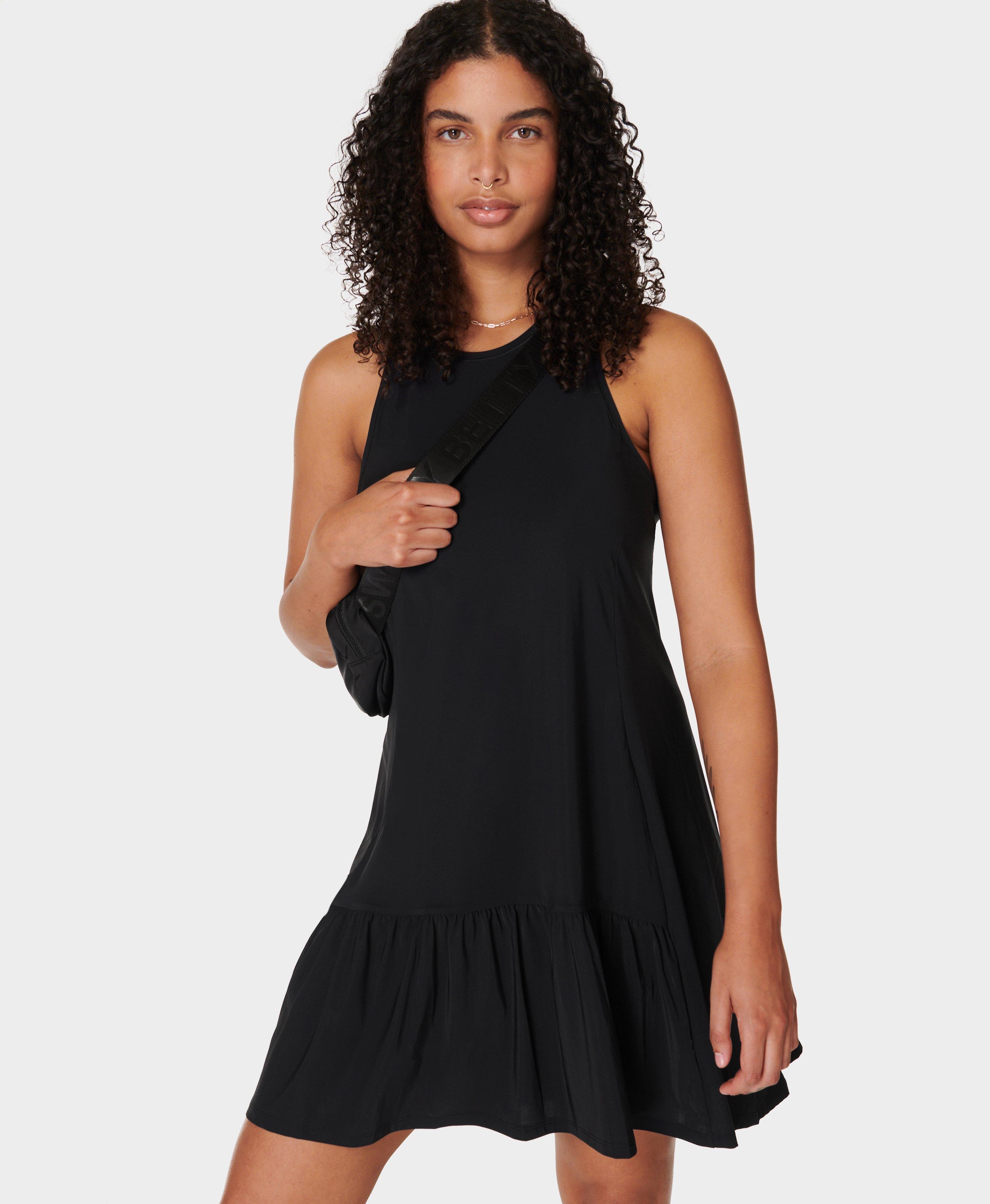 Explorer Club Mini Dress , Black | Sweaty Betty