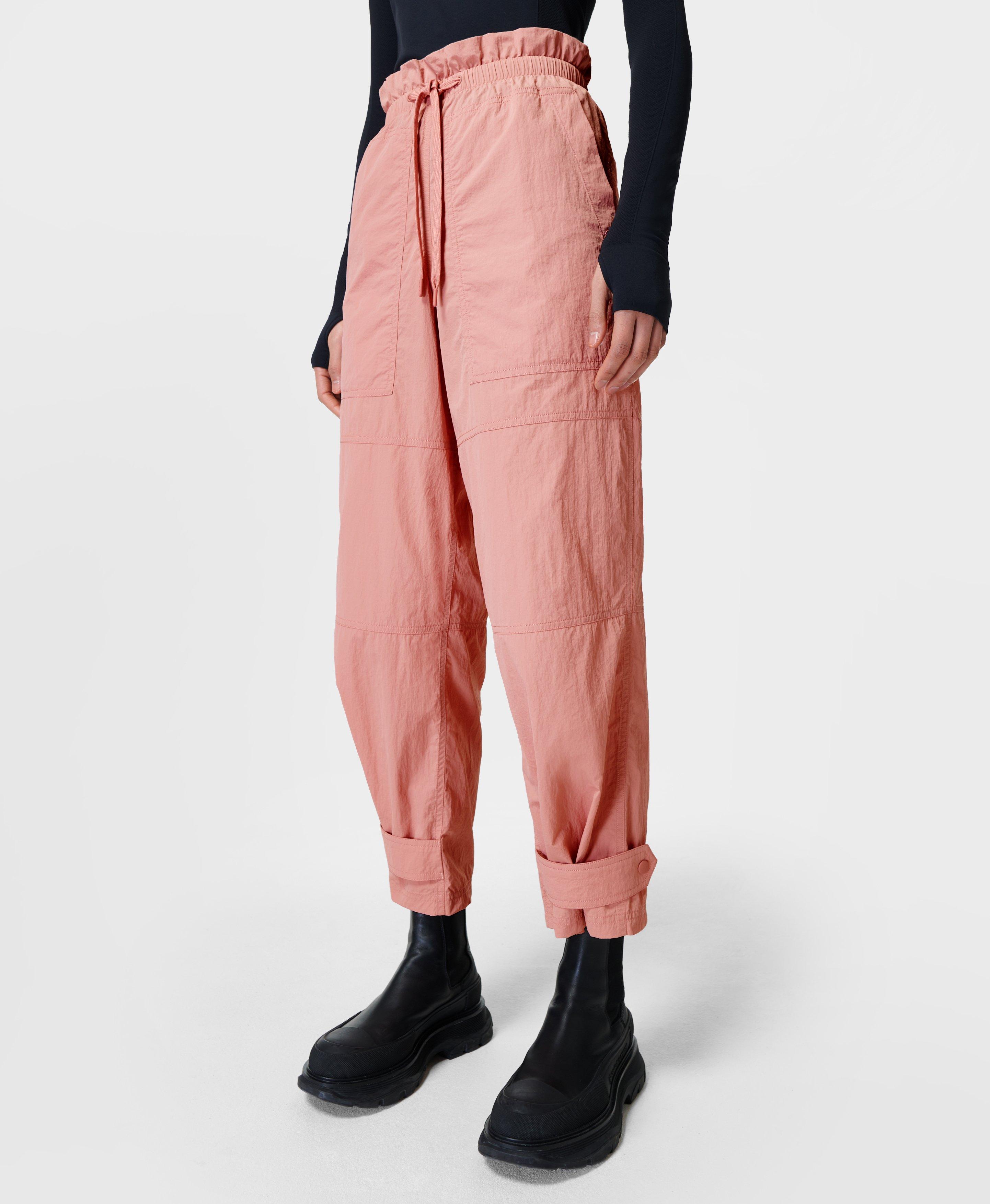 NWT $128 Sweaty Betty [ 14 ] Sand Wash Joggers Pants in Cedar Pink #G928