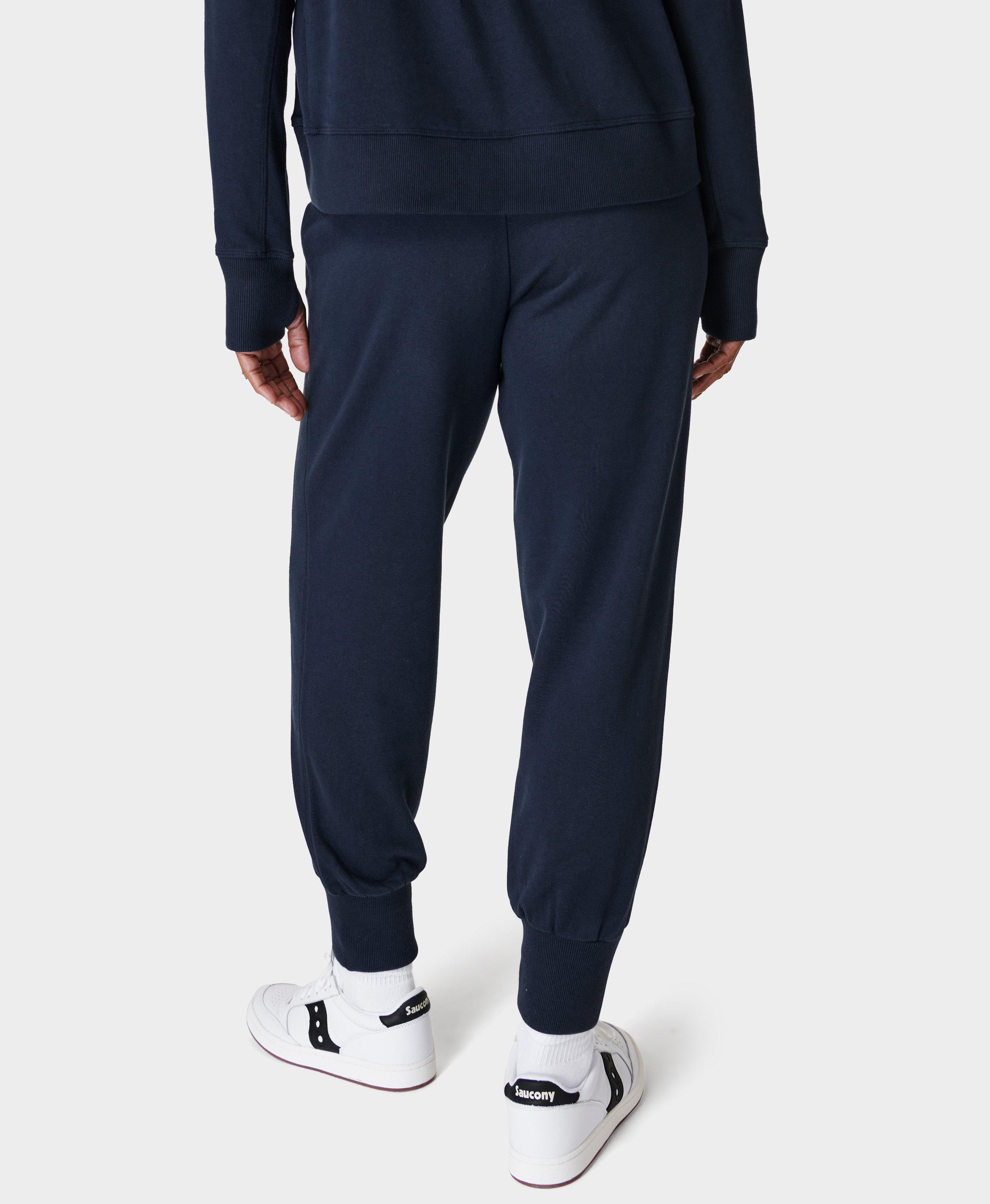 NAVY BLUE MOBIL SWEATPANTS  Unisex Tapered Jogger Cut – STRIKE MVMNT