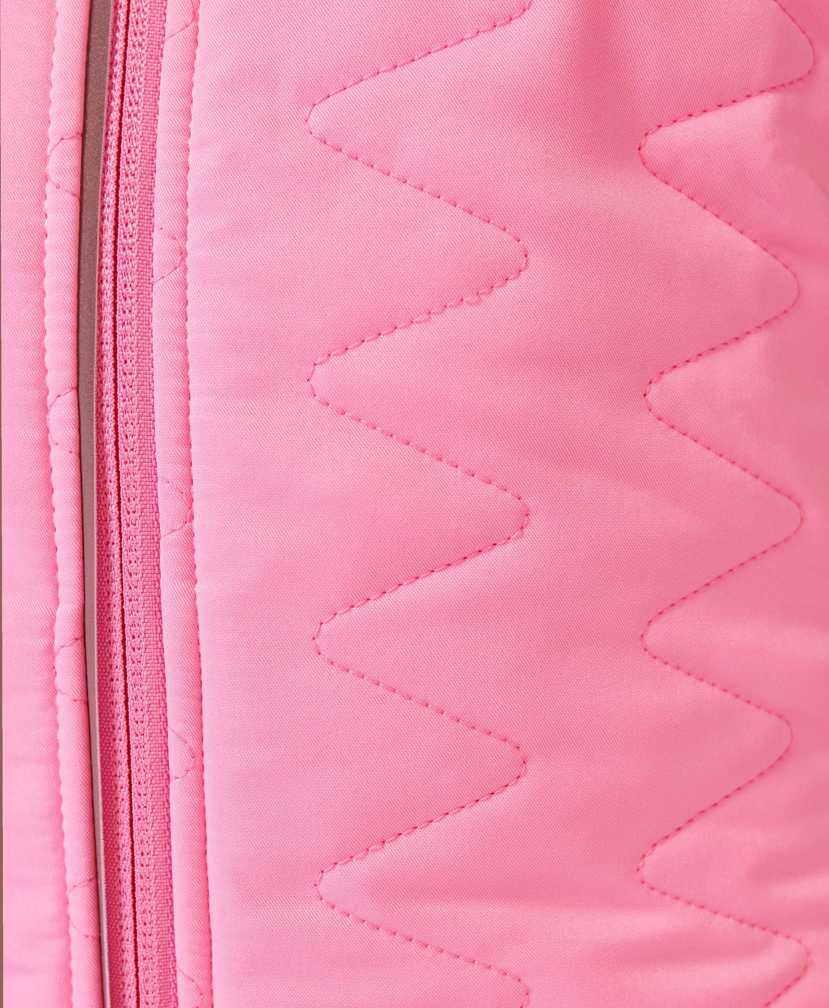 Pink Open Side Tie Detail Sports Vest, Vests