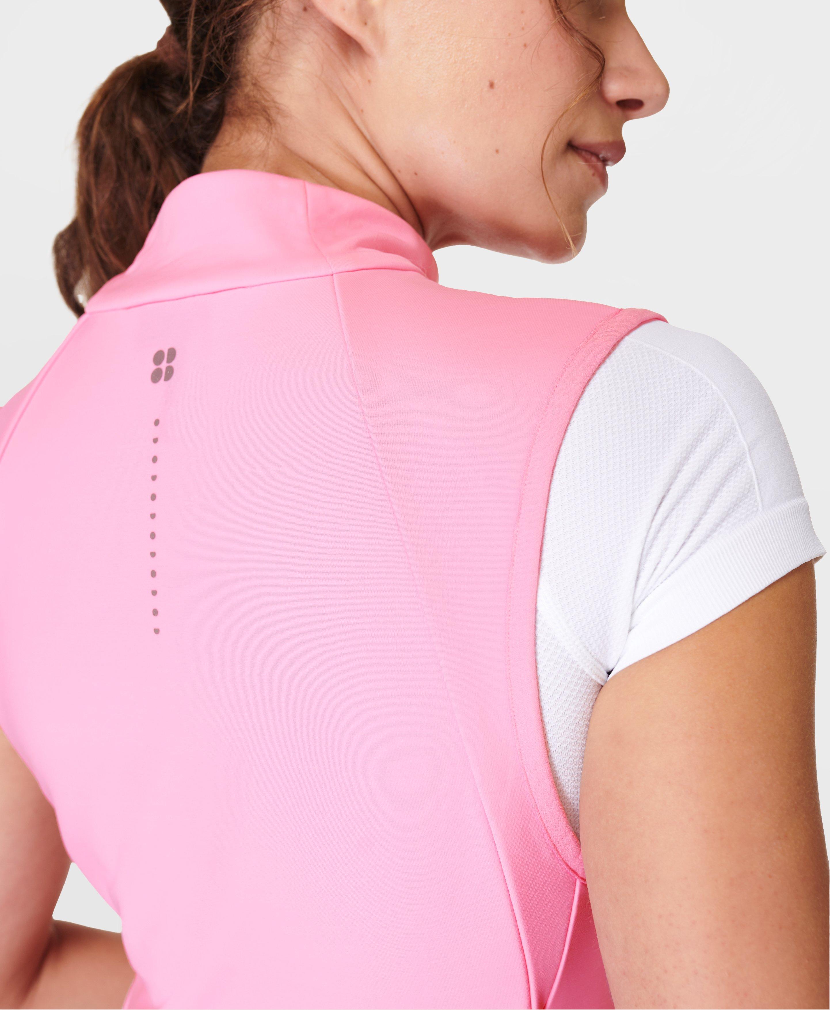 Light Speed Running Gilet - Sparkling Pink, Women's Jackets & Coats