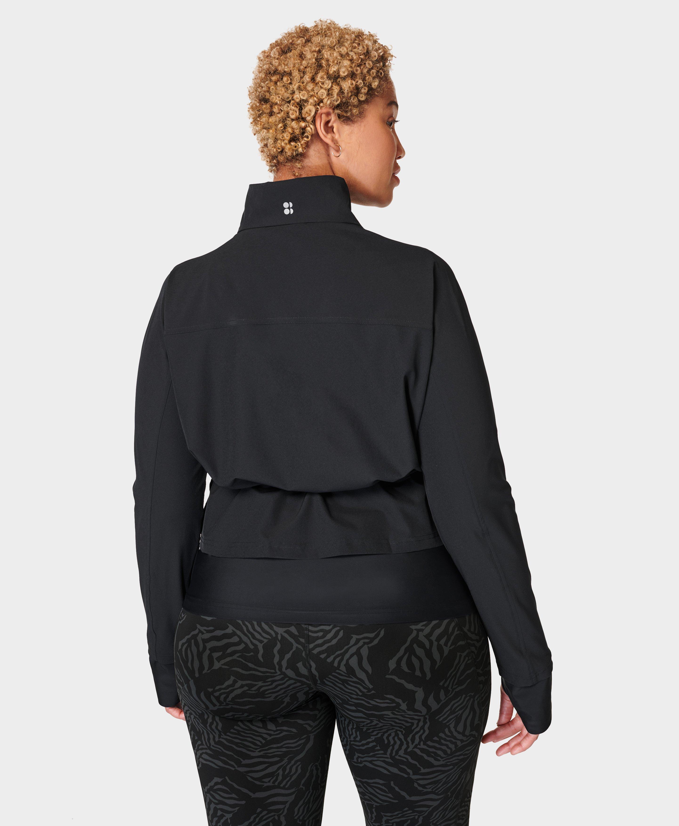 Fast Lane Running Jacket Black Sweaty Betty