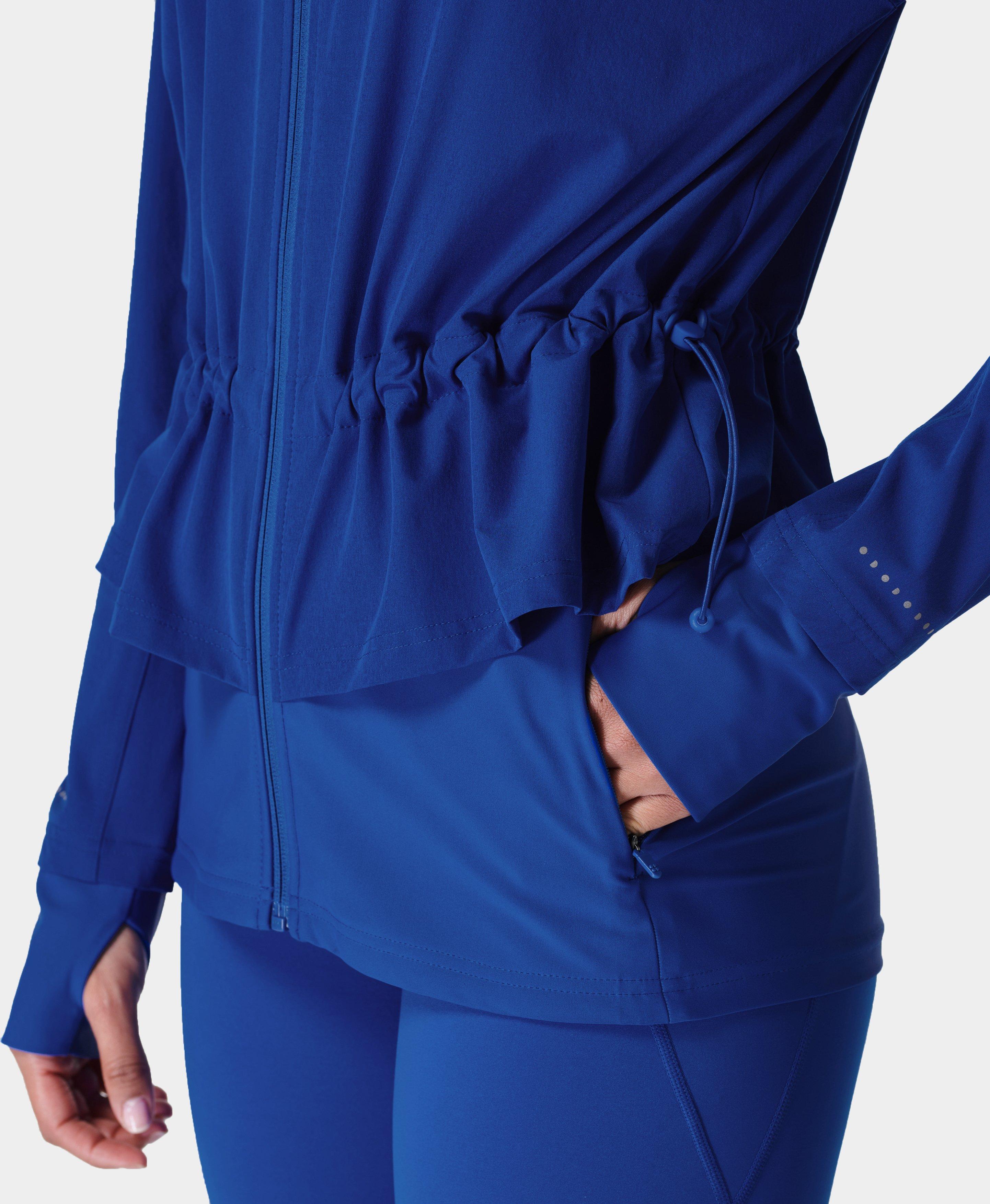 Sweaty betty fast discount track running jacket blue