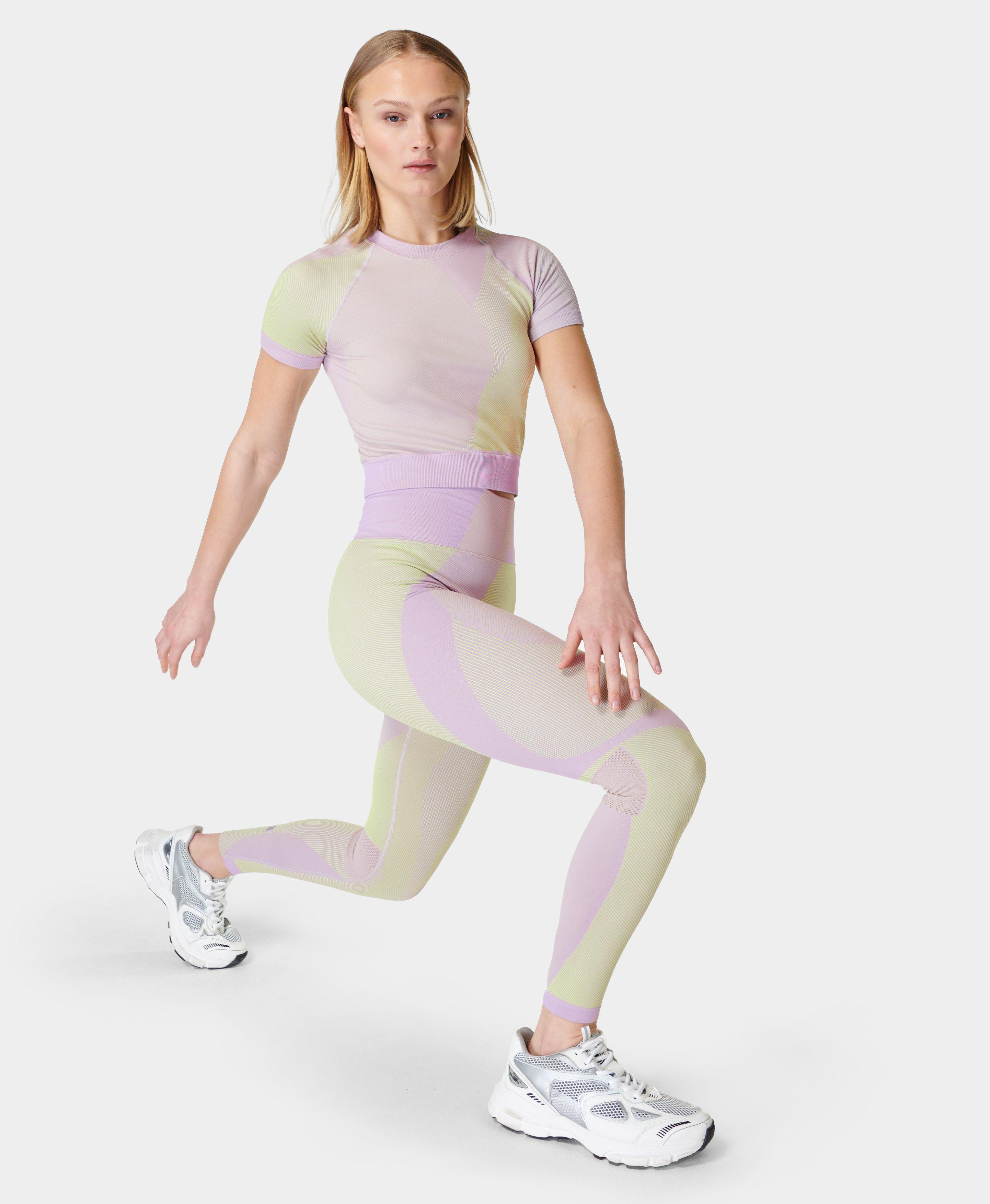 Infinite Seamless Workout Leggings - Prism Purple