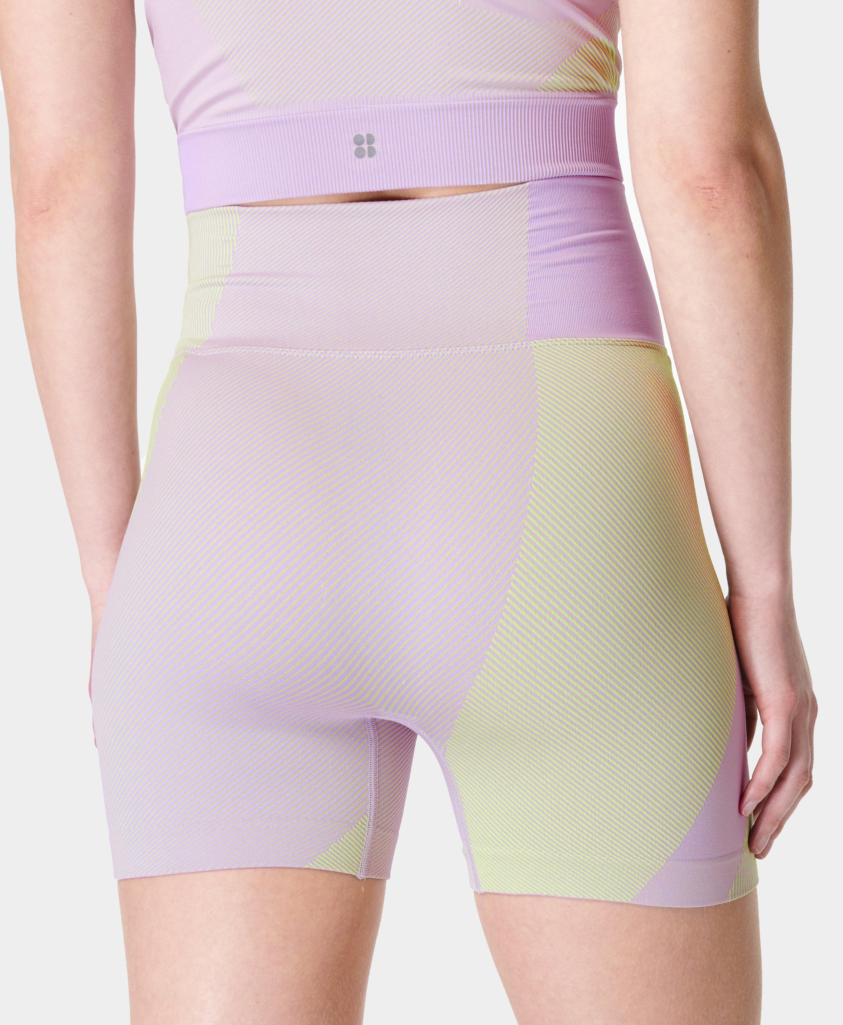 Women's Purple Seamless Shorts