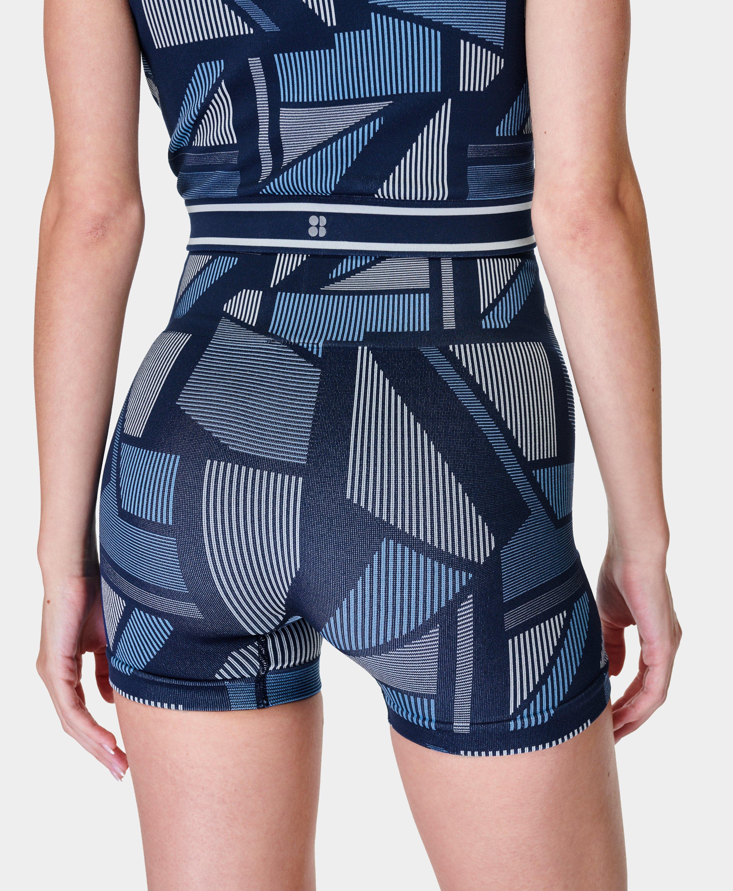 Nautical Stripe Seamless Gym Shorts