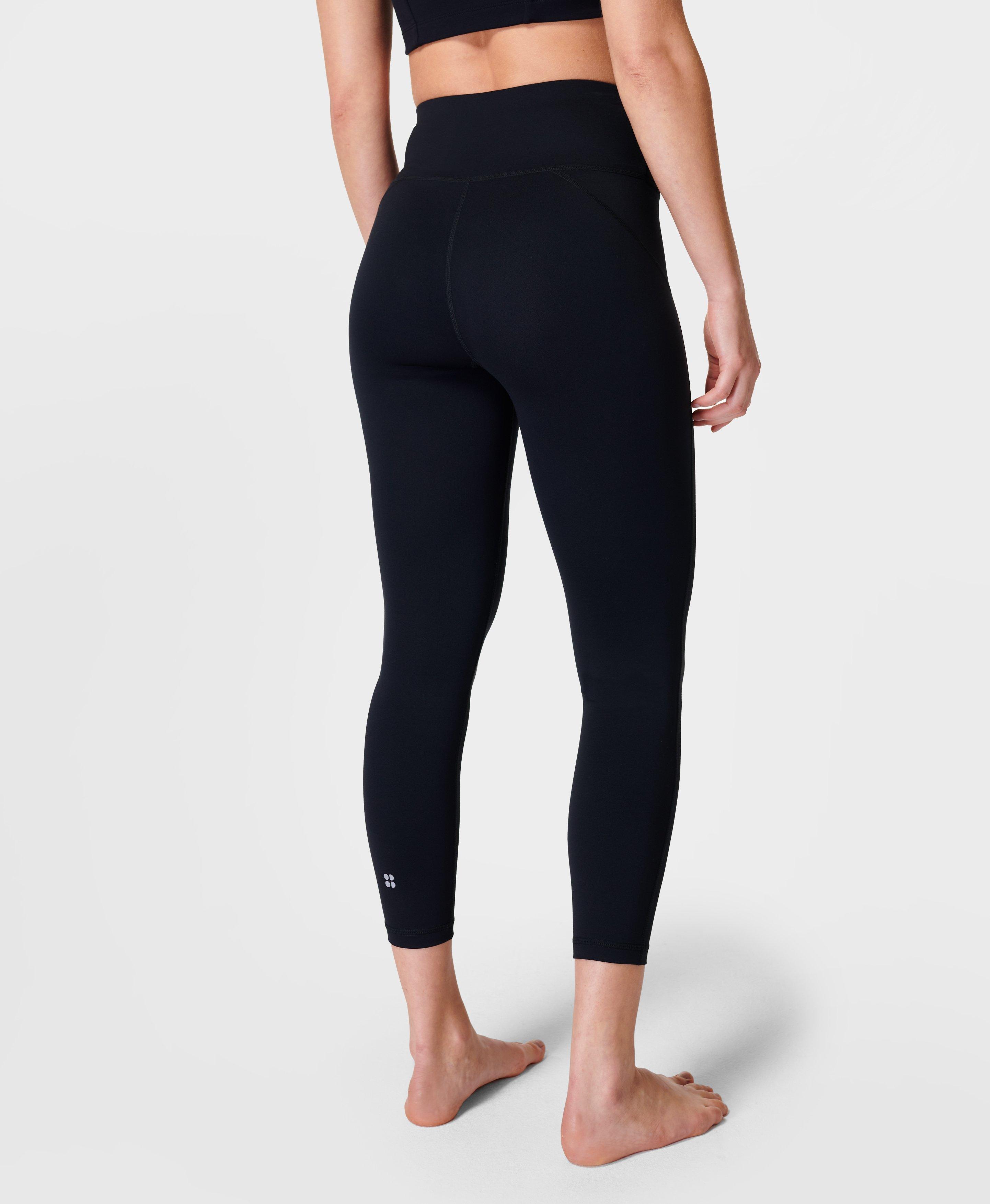 Sweaty Betty Women's Size XS All Day 7/8 Leggings Black Split Camo Print