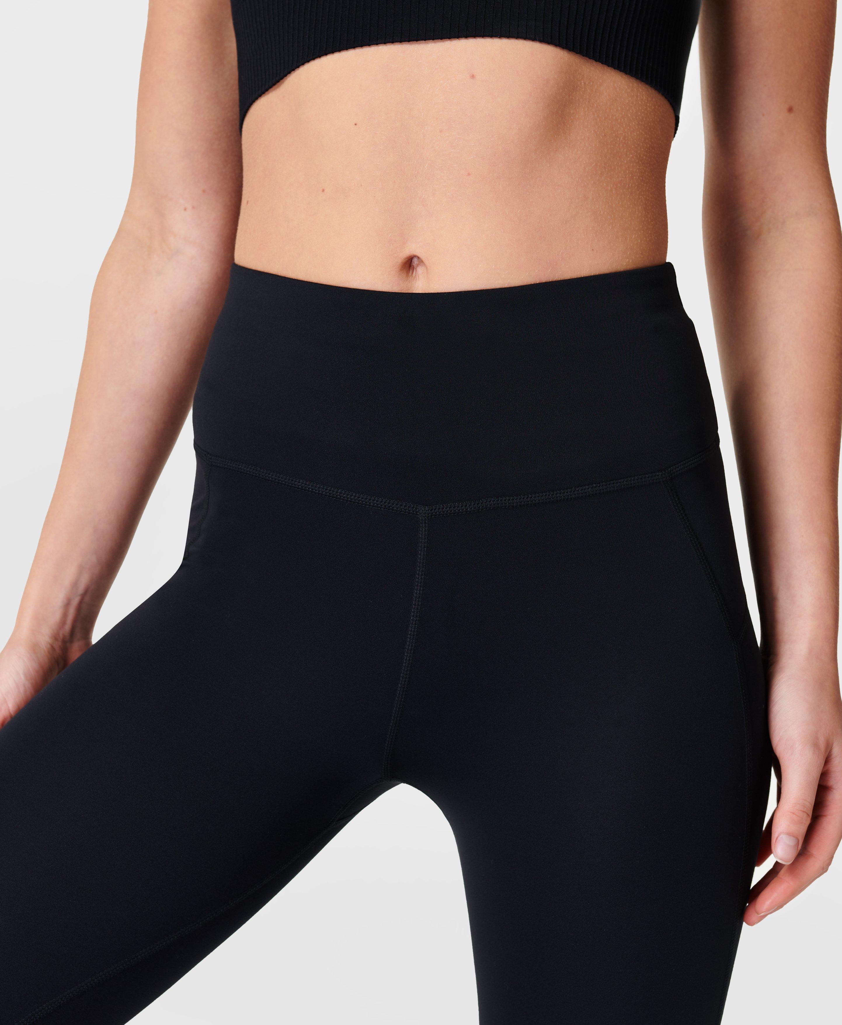 Sweaty Betty Women's All Day HIGH Waist 7/8 Yoga Leggings Black at   Women's Clothing store