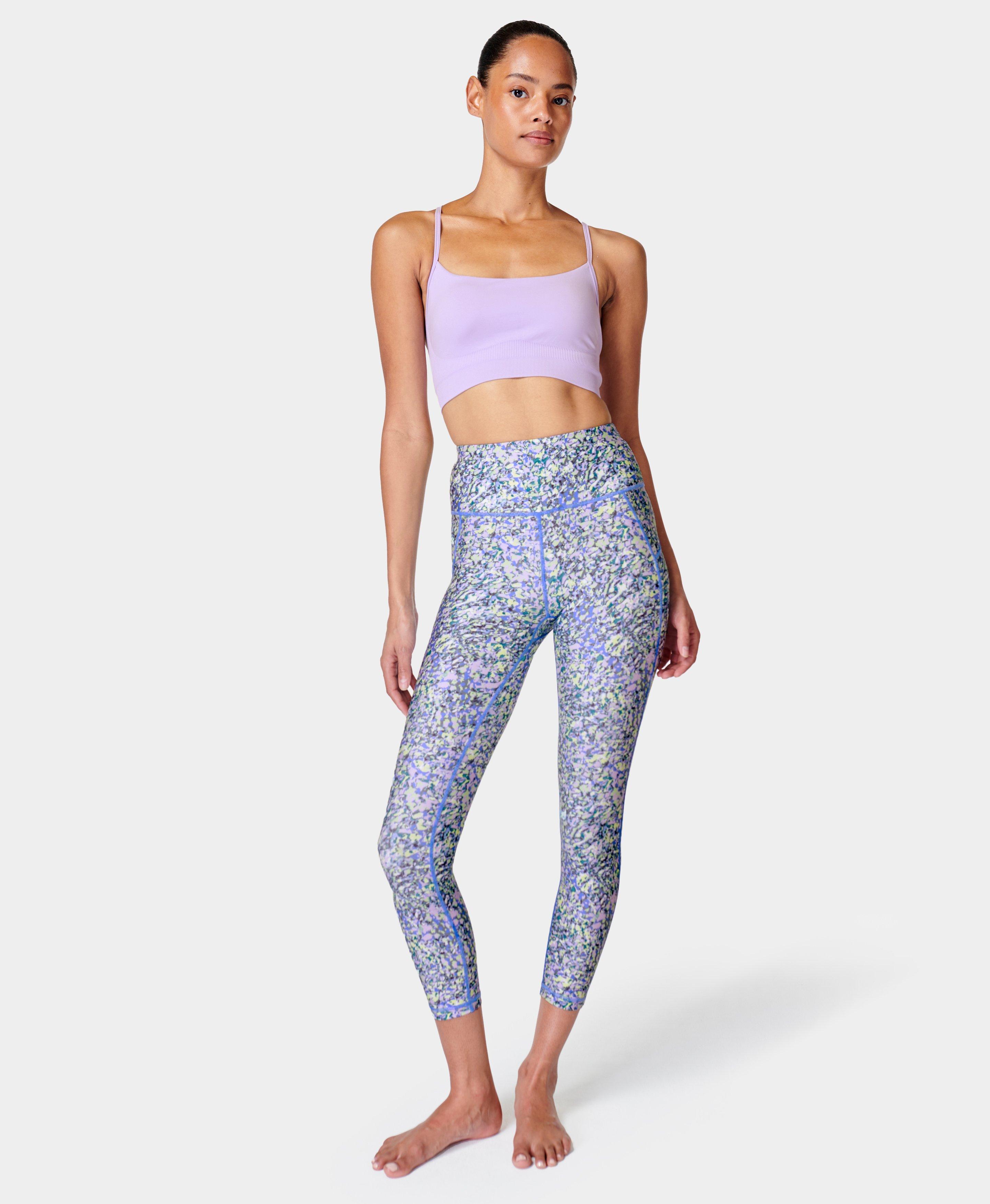 Sweaty Betty All Day Emboss 7/8 Gray Floral Workout Leggings Size XXS NWT -  $50 New With Tags - From Melissa