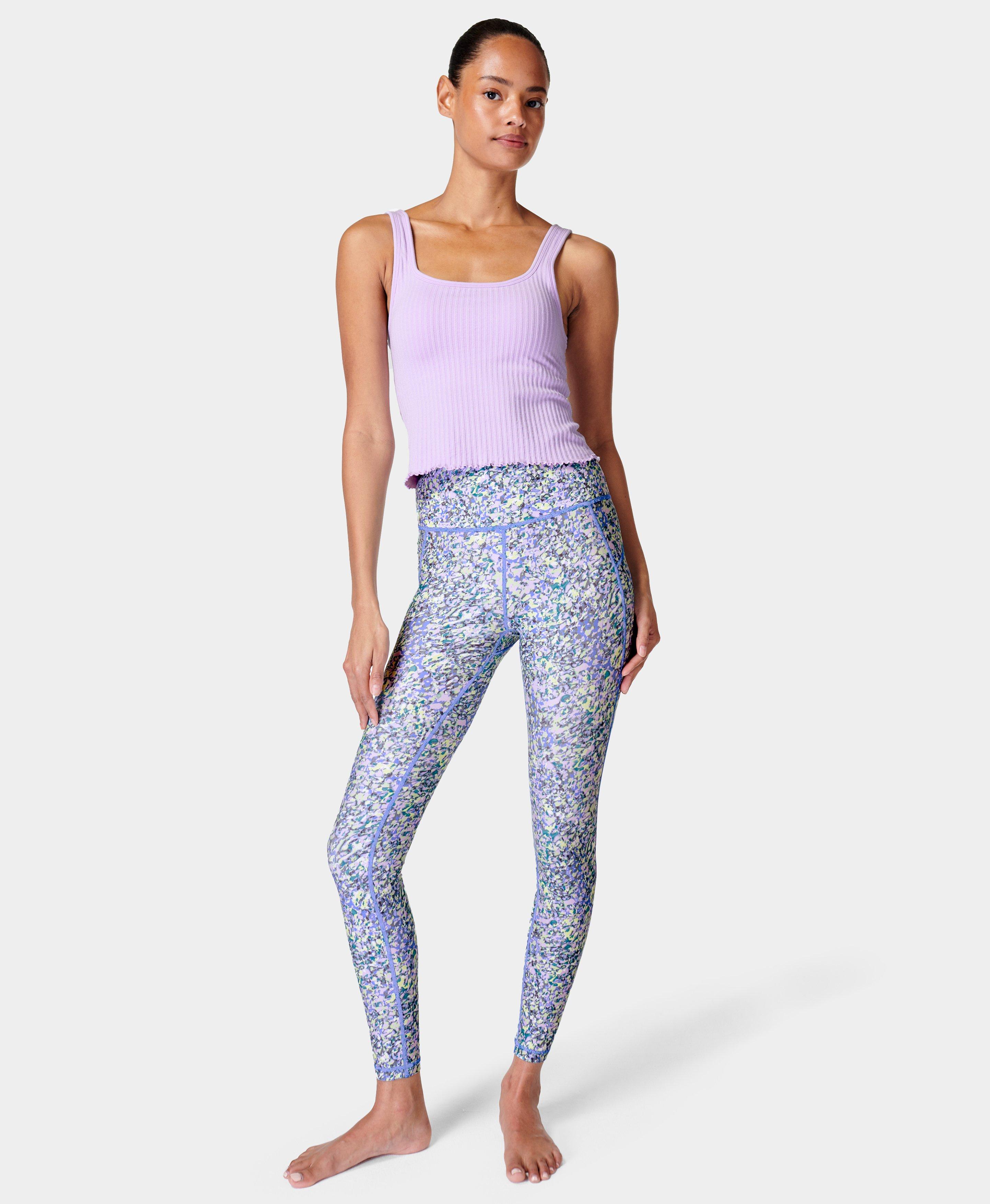 ROBERTO CAVALLI SPORT, Purple Women's Leggings