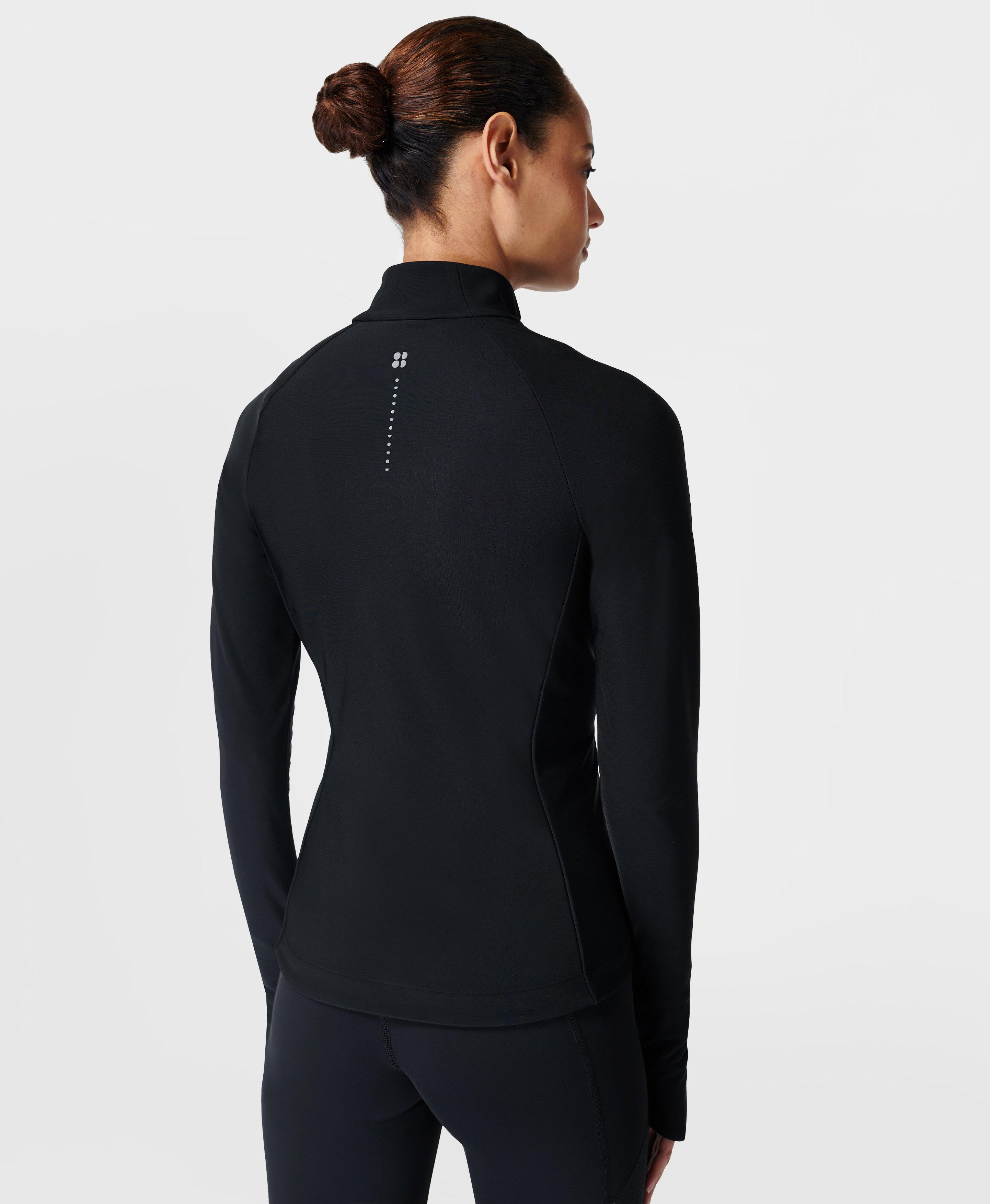 Black women's running jacket hot sale