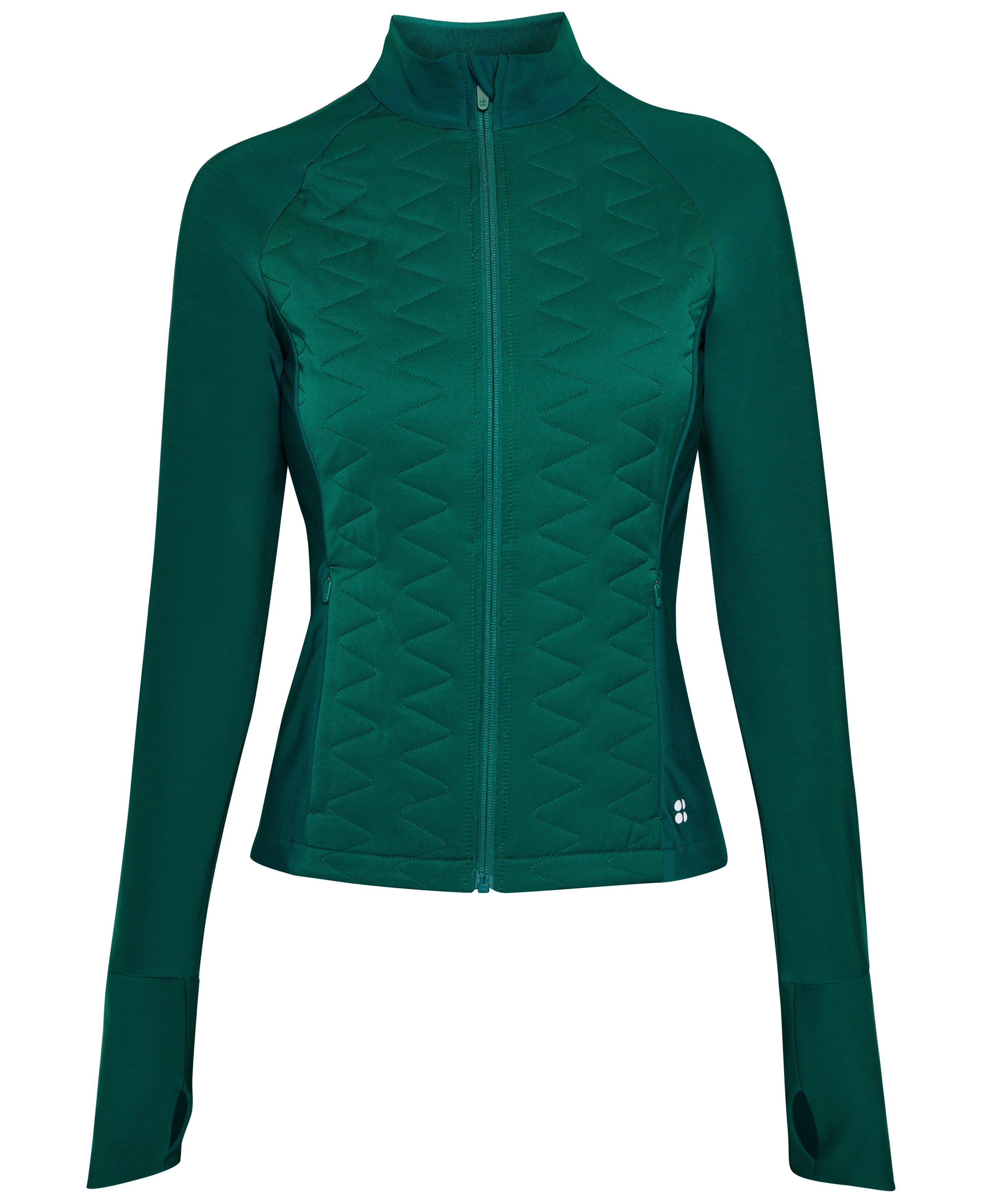 Sweaty Betty THERMA BOOST KINETIC RUN JACKET - Training jacket - electro  green/green 