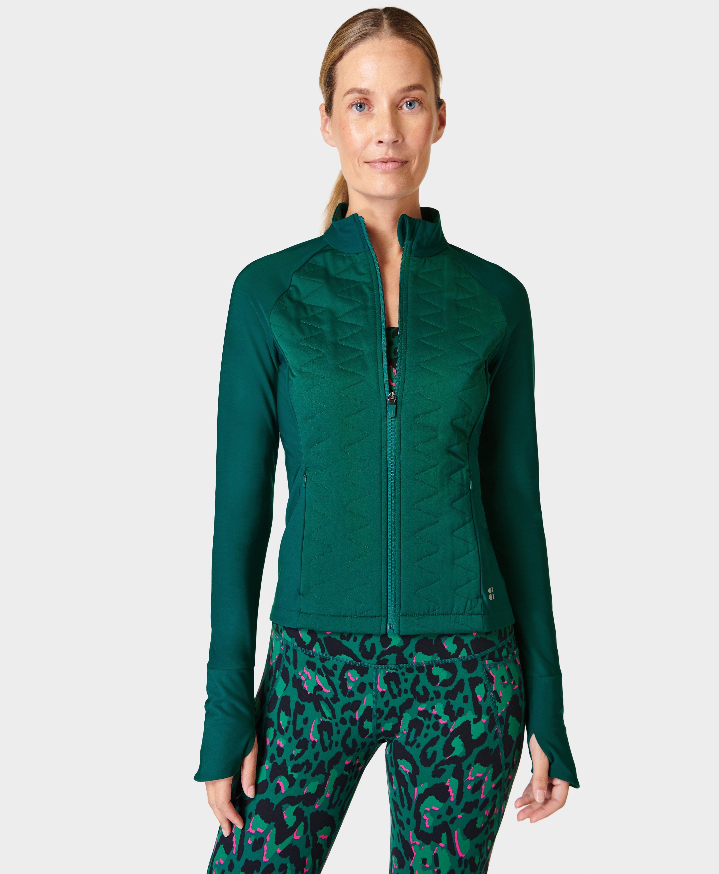 Sweaty Betty THERMA BOOST KINETIC RUN JACKET - Training jacket - electro  green/green 