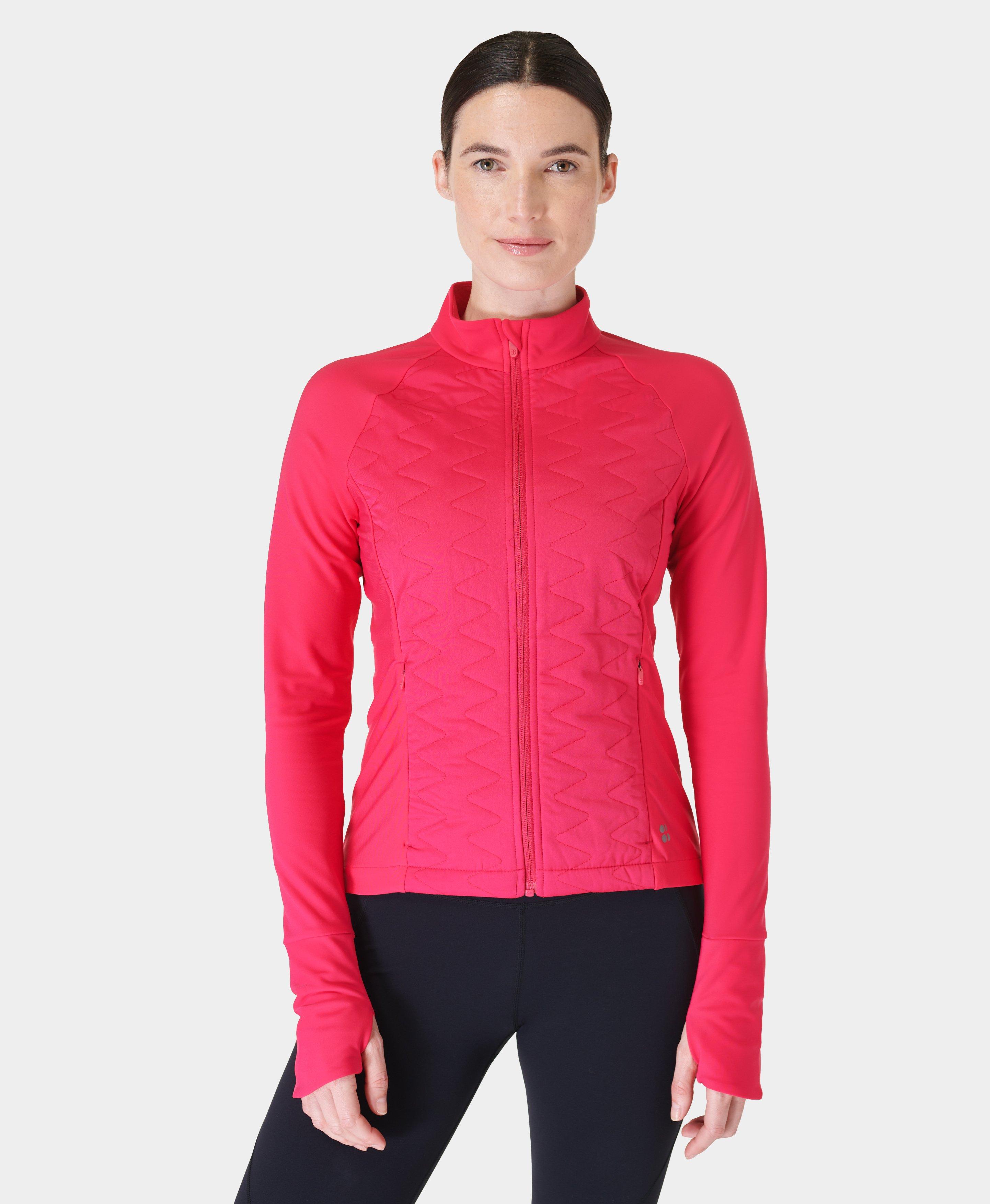 Pink running outlet jacket