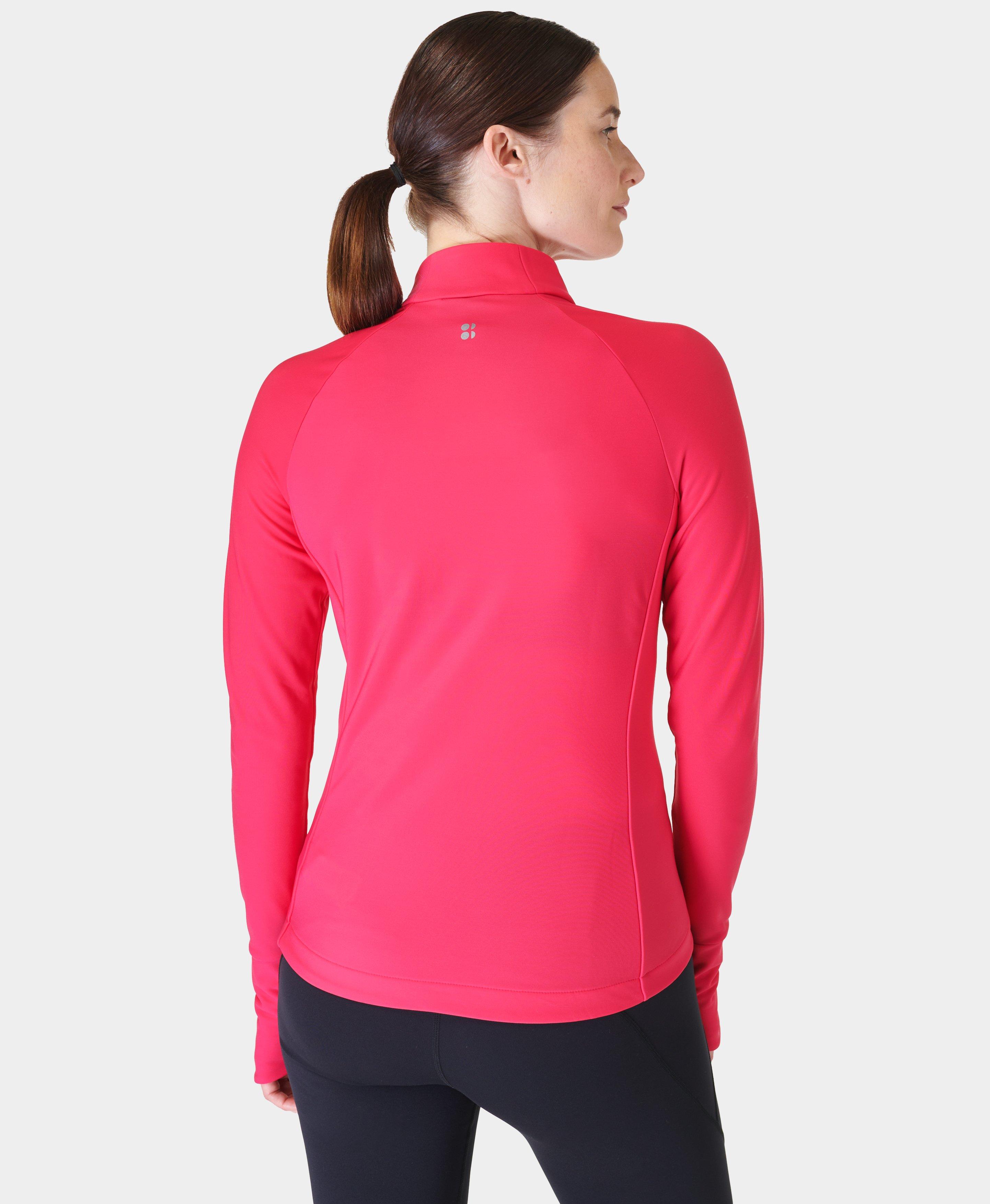 Neon pink running discount jacket