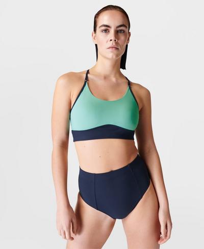Aqua Xtra Life Bikini Top , Spectrum Green | Sweaty Betty