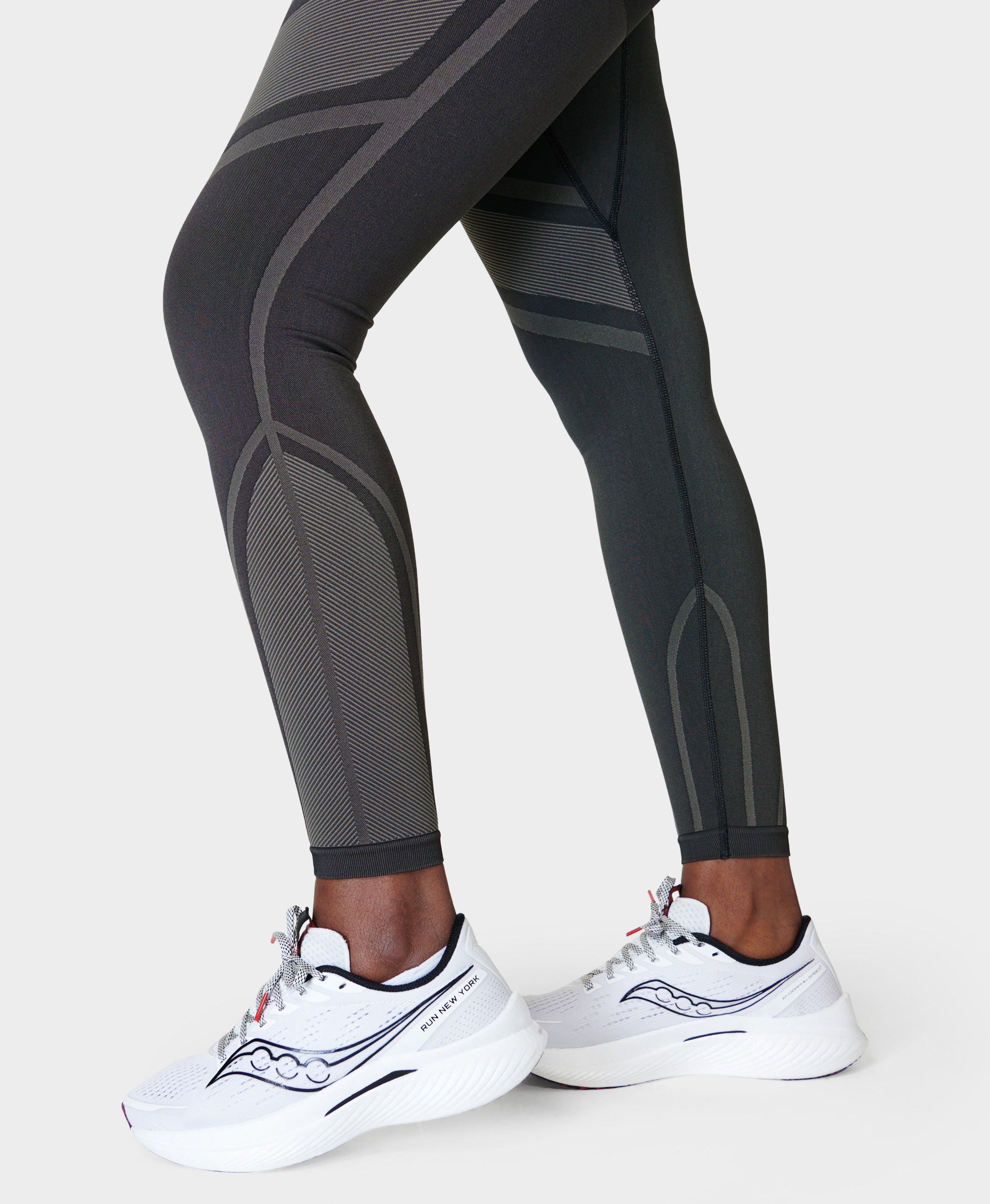 Silhouette Sculpt Seamless Gym Leggings - Black, Women's Leggings