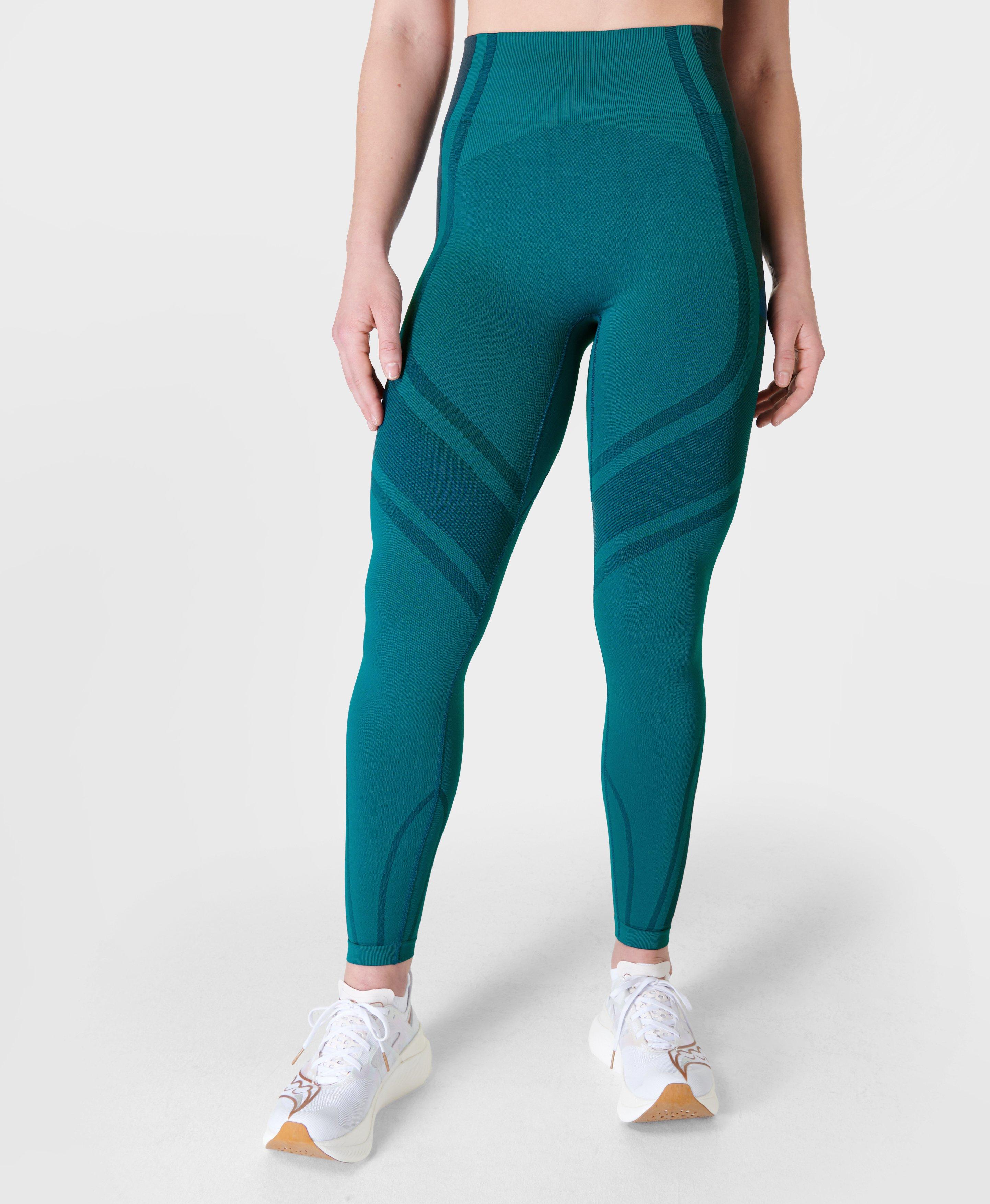 Silhouette Sculpt Seamless Gym Leggings ReefTealBlue NavyBlue Women s Leggings Sweaty Betty