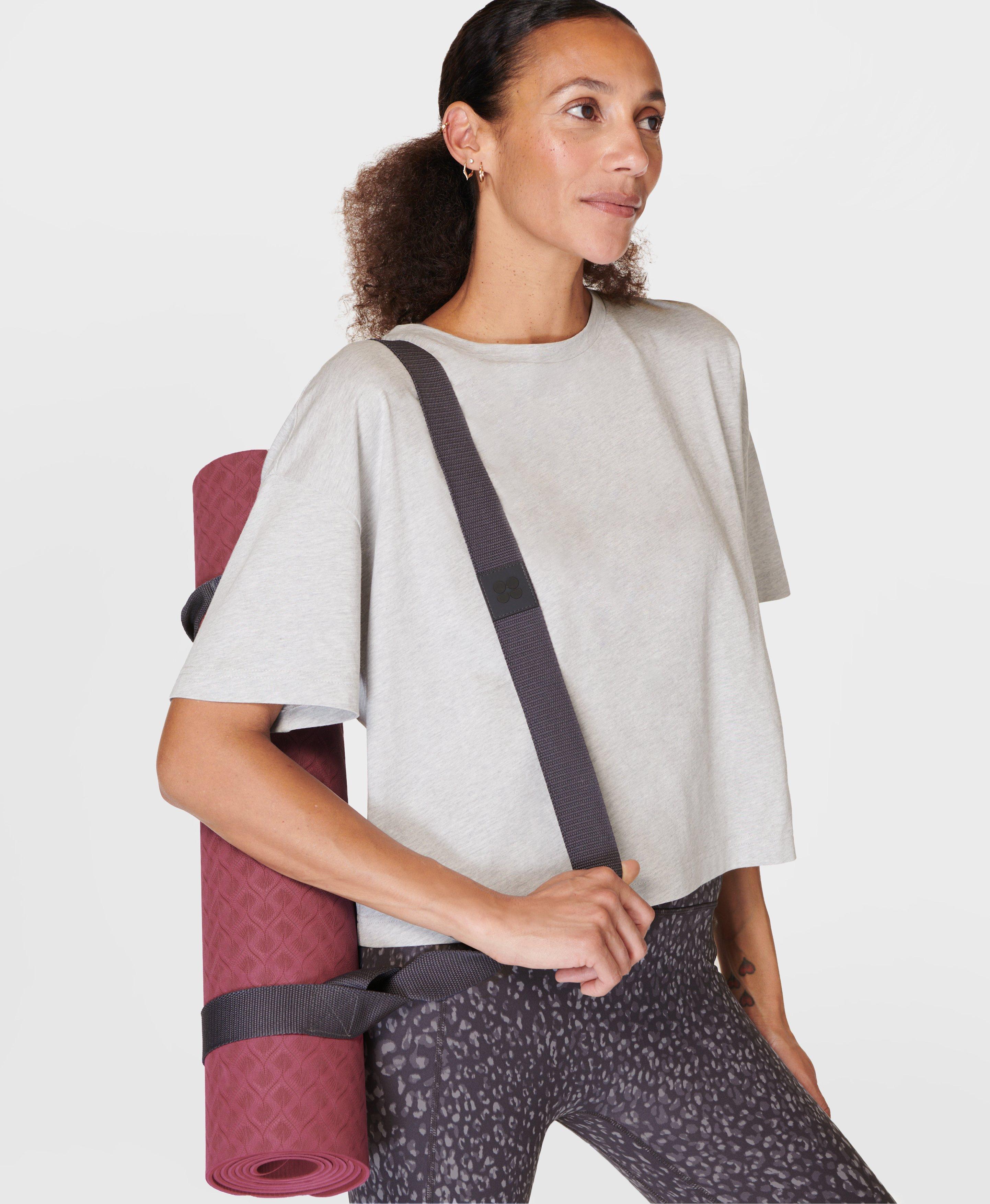 Yoga Mat Carry Strap - Urban Grey, Women's Fitness Equipment