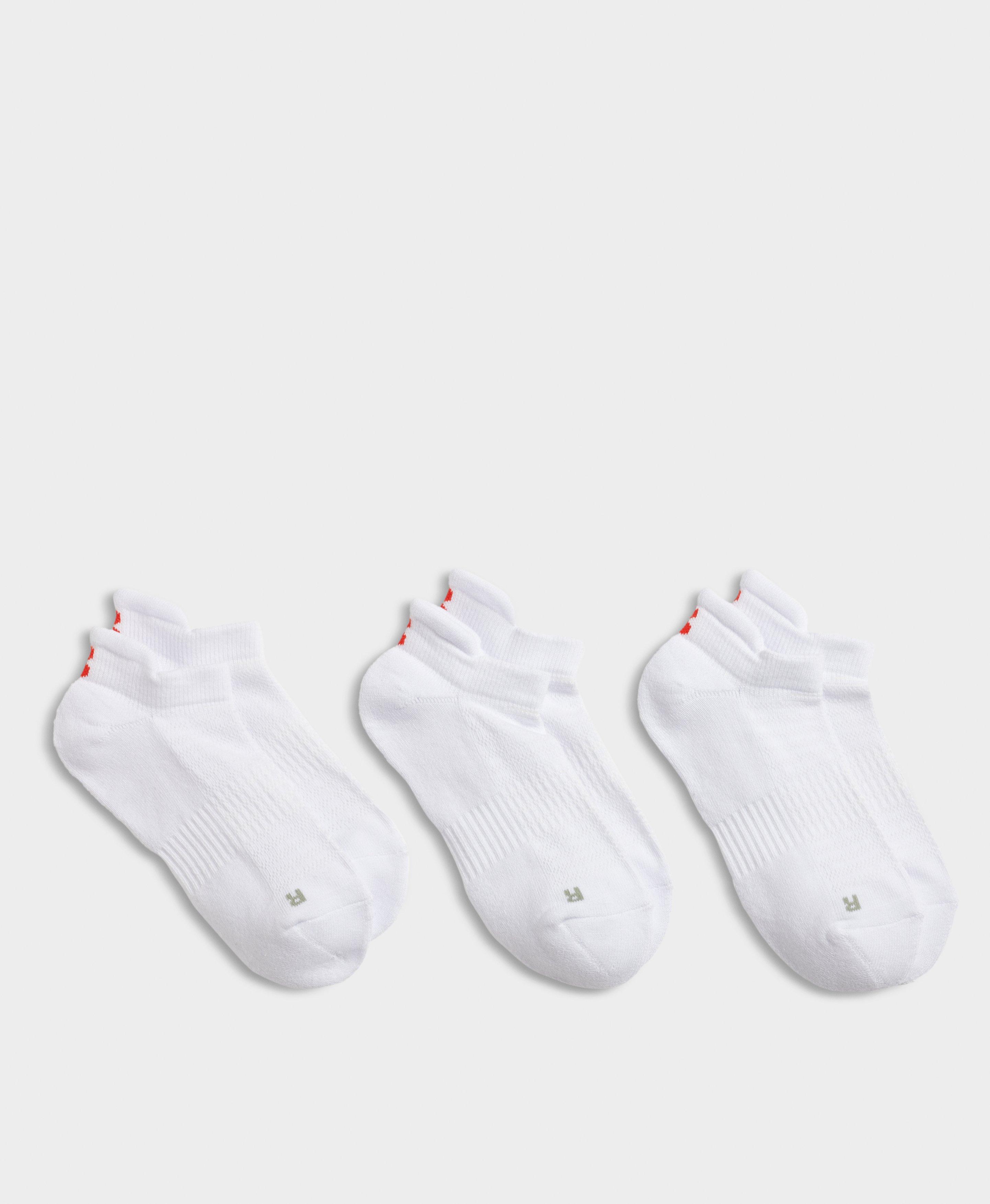 Workout Trainer Socks 3 Pack - White, Women's Sports Socks