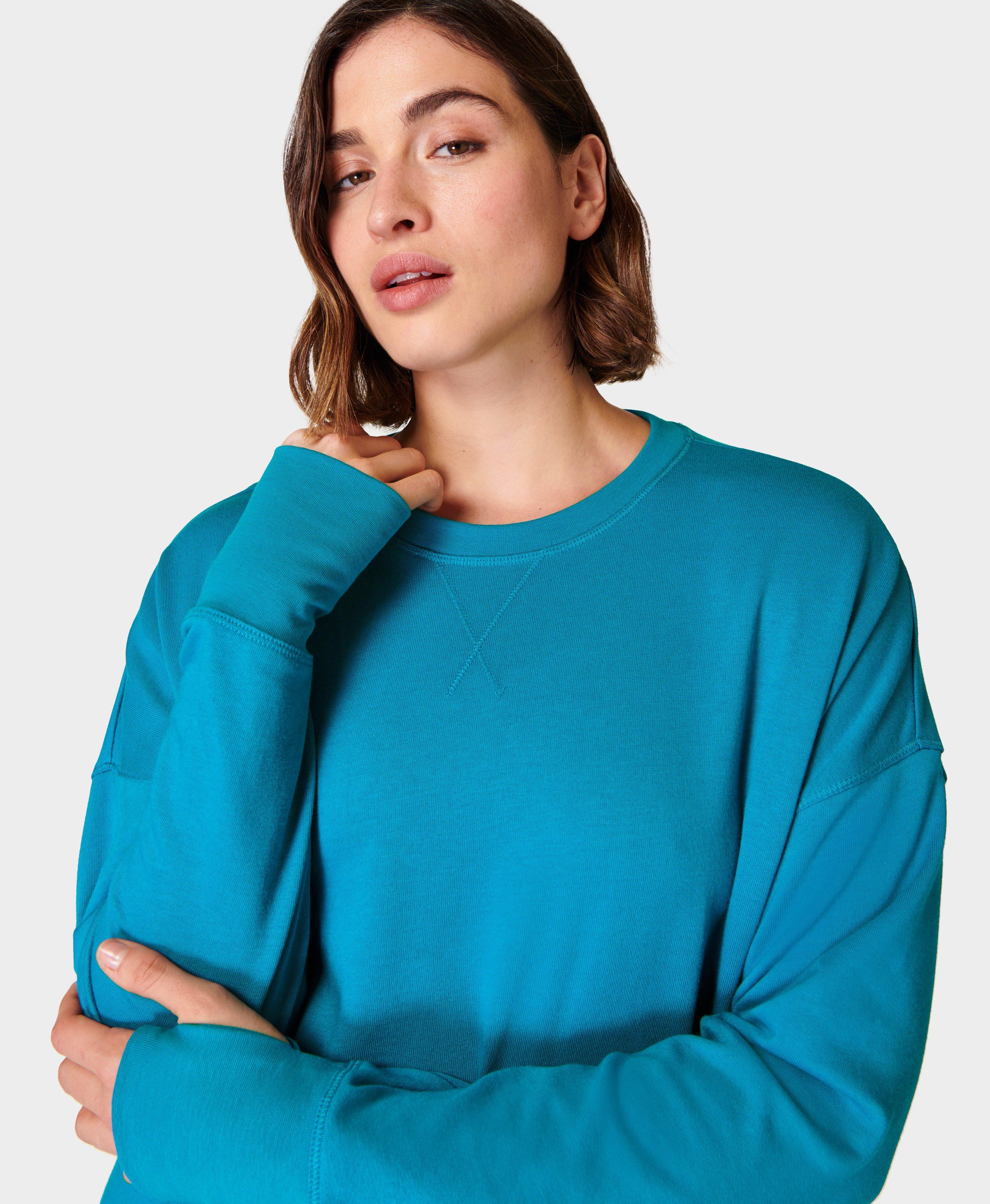 After Class Longline Sweatshirt - Future Blue, Women's Jumpers,  Sweatshirts & Hoodies