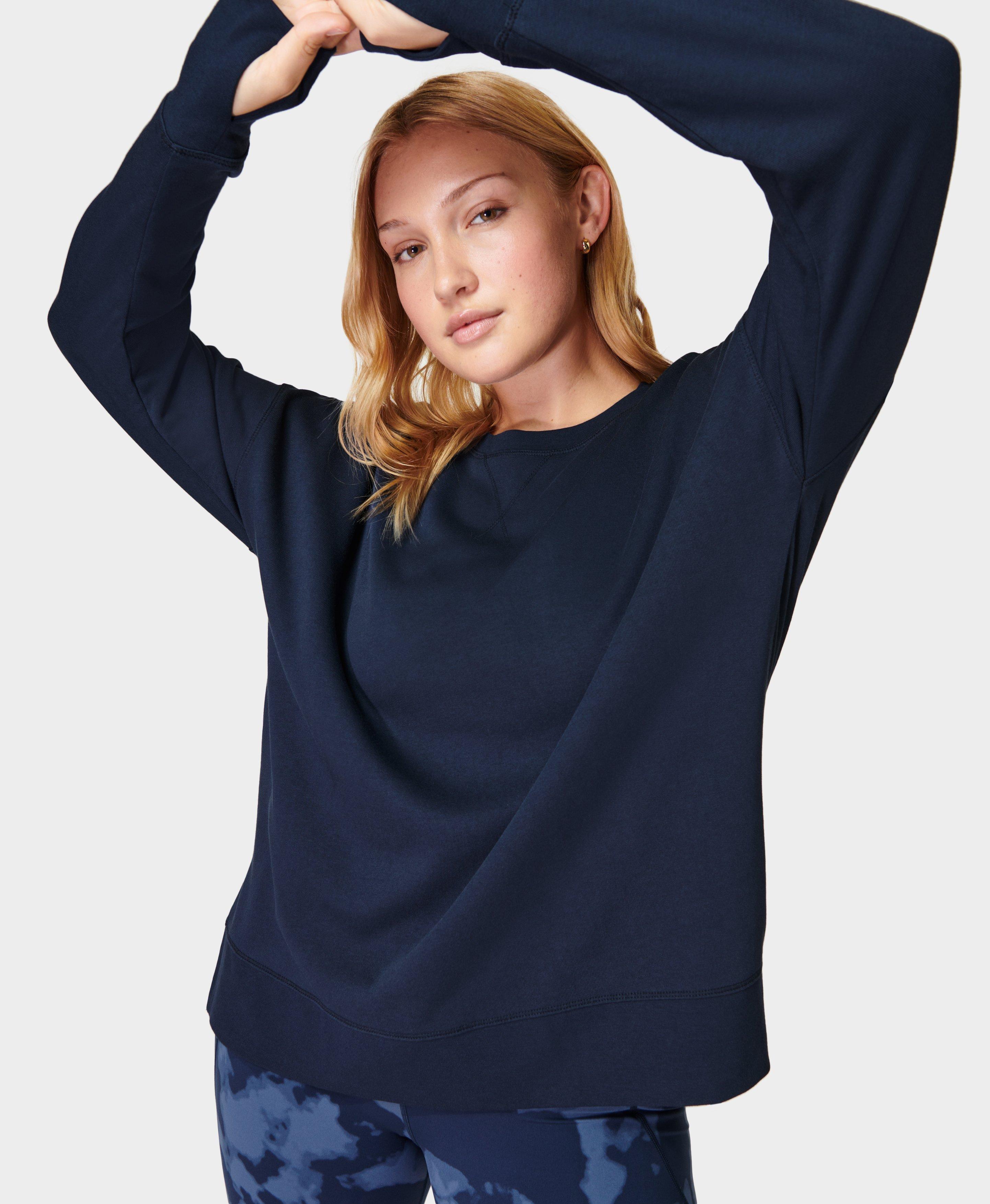 Navy color sweatshirt sale