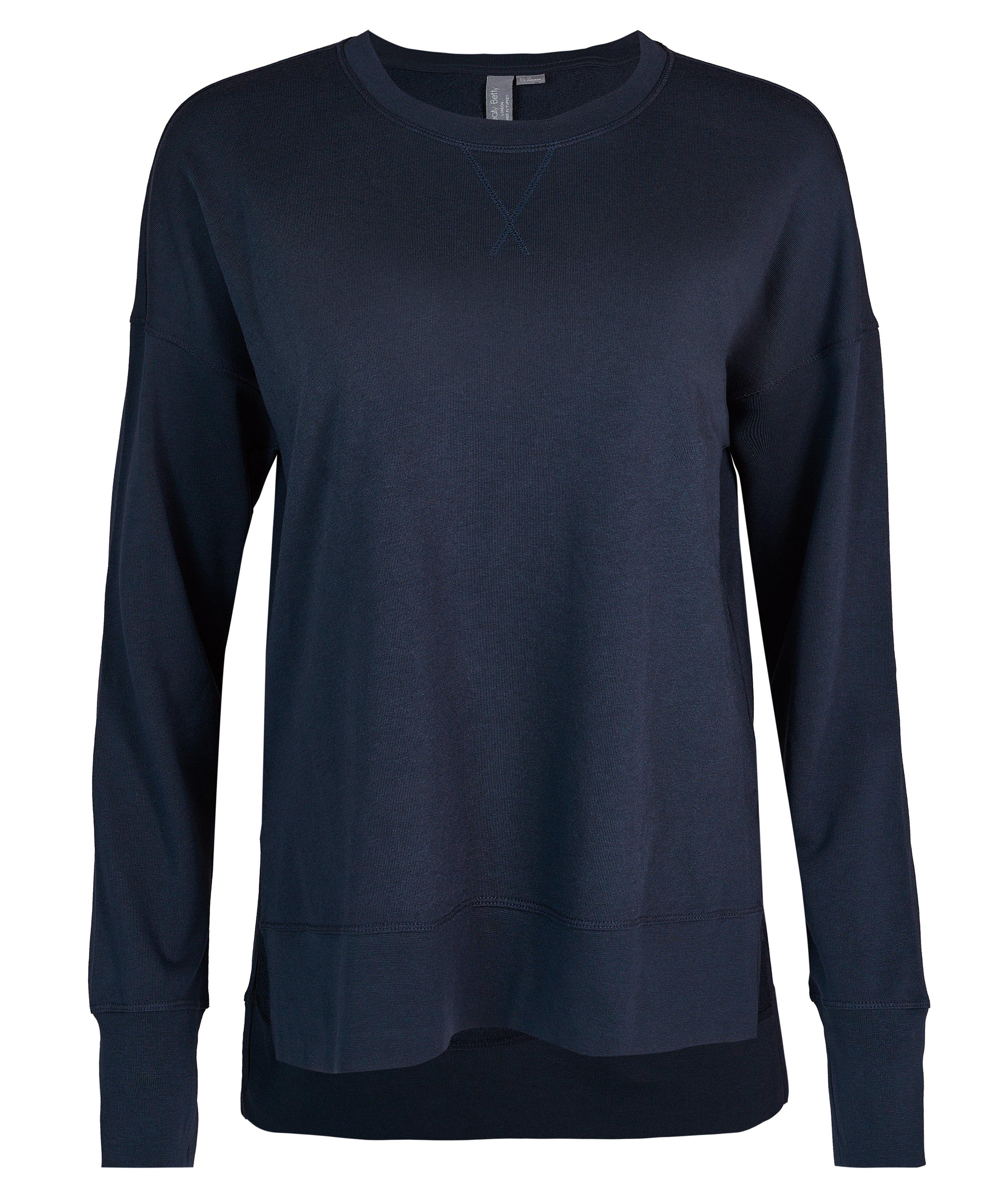 After Class Longline Sweatshirt- navyblue | Women's Jumpers