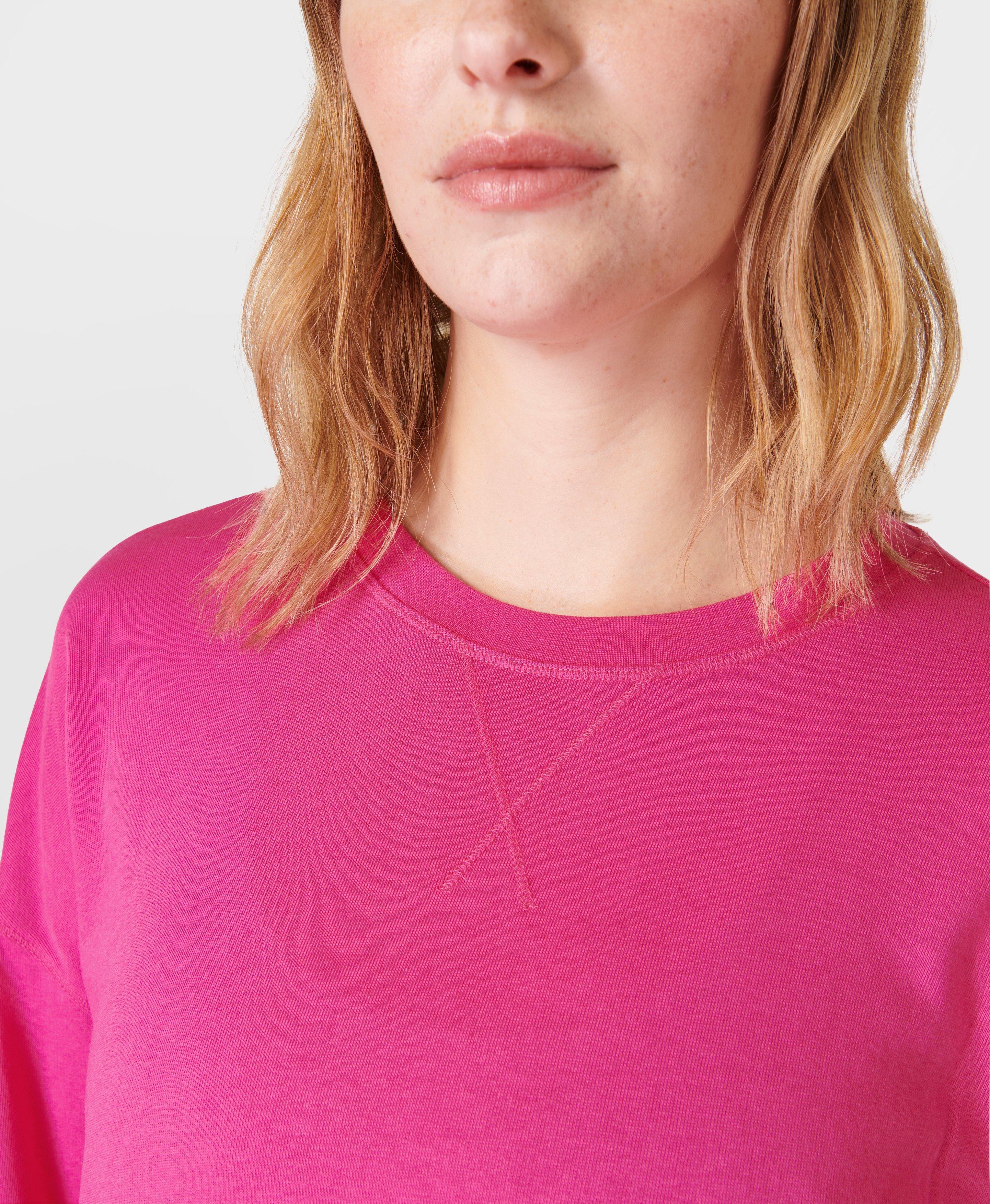 After Class Longline Sweatshirt - Punk Pink