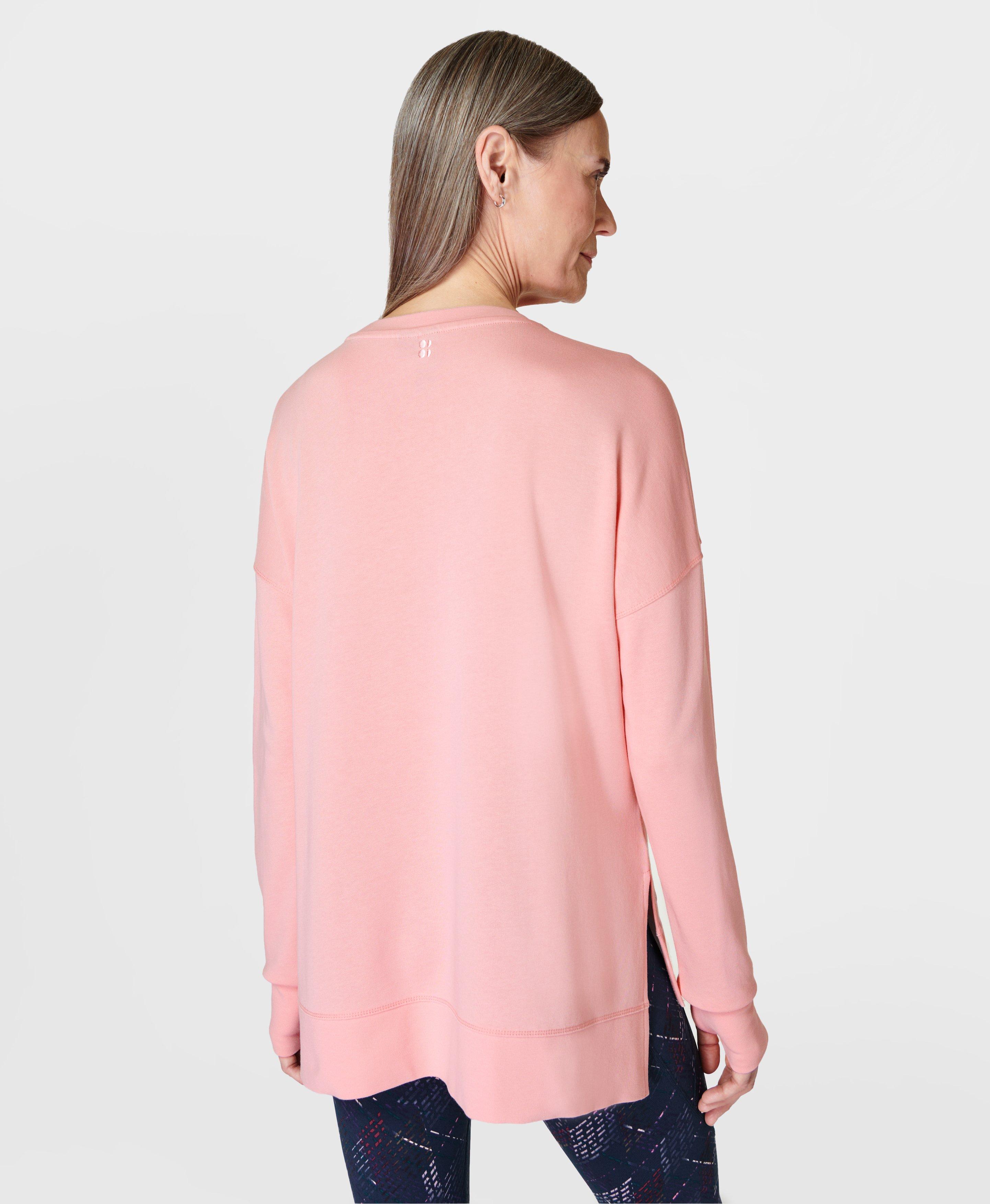 Longline sweatshirt hot sale