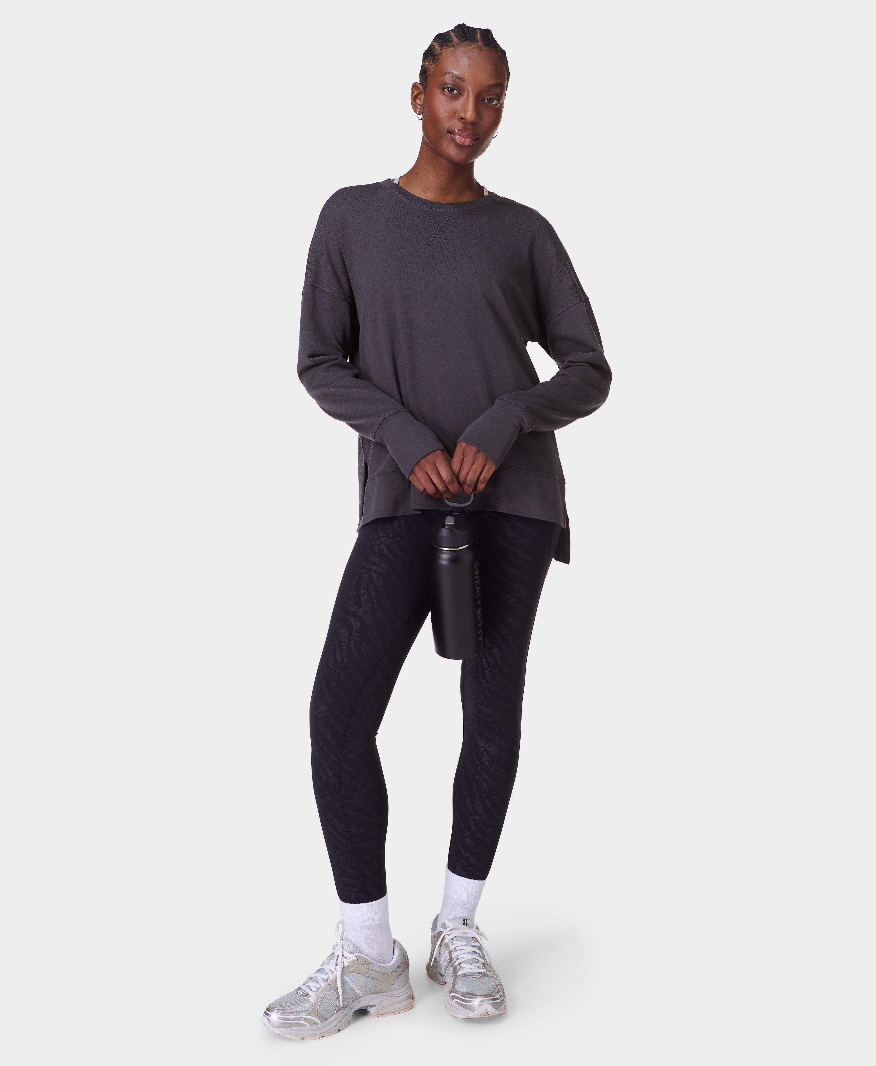 After Class Longline Sweatshirt- urbangrey, Women's Jumpers, Sweatshirts &  Hoodies