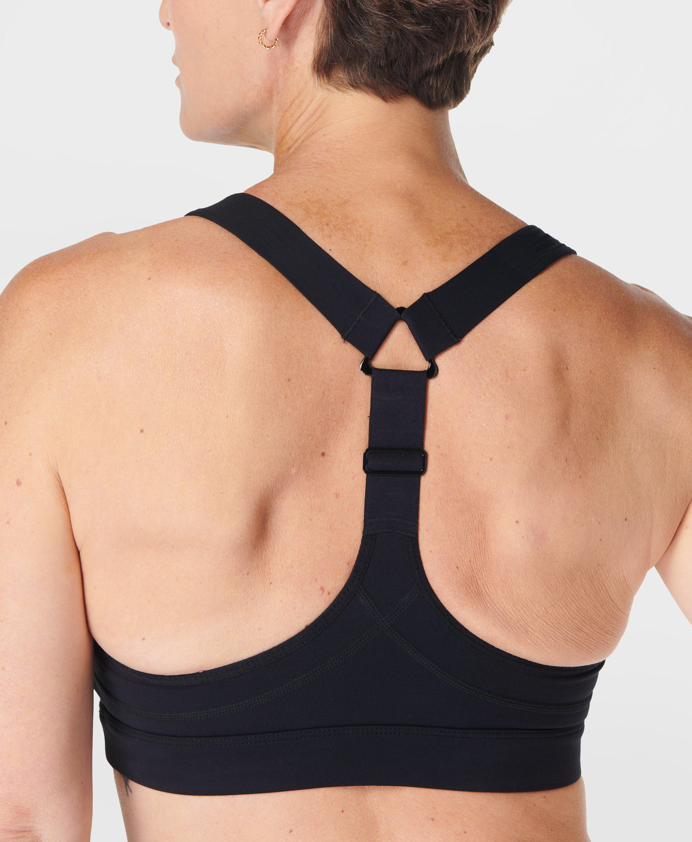 Power Medium Support Sports Bra - Black, Women's Sports Bras