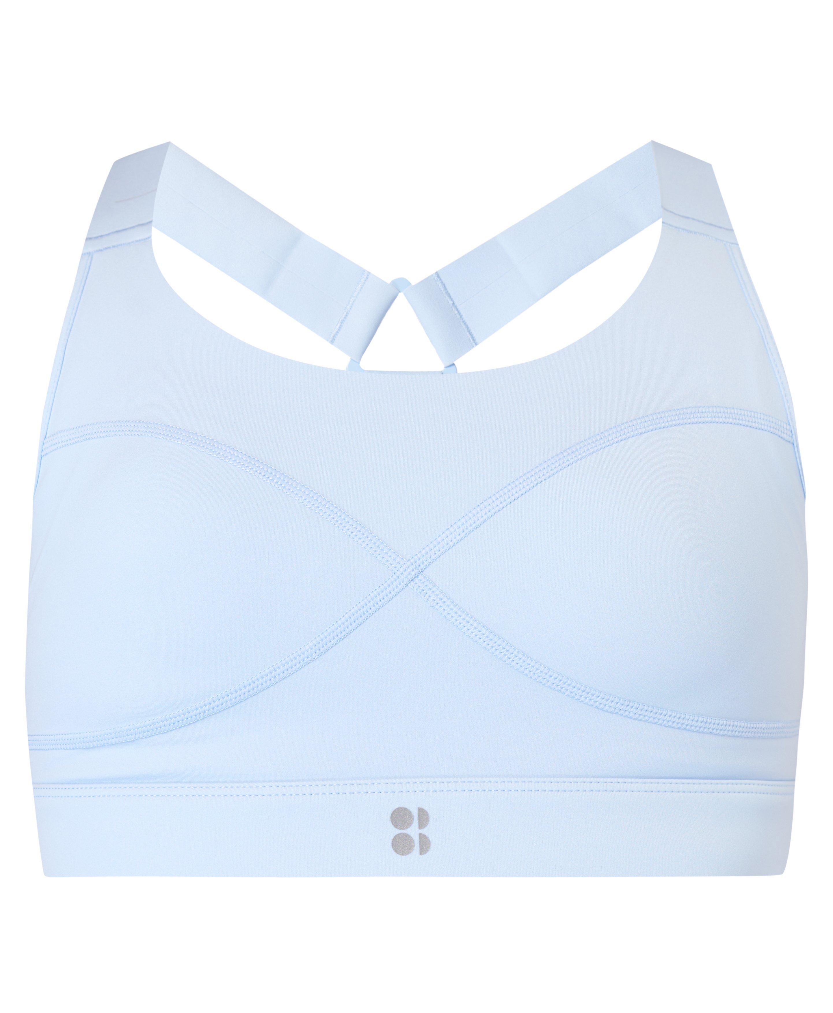 New Sweaty Betty Breeze Blue Power Medium Impact Sports Bra