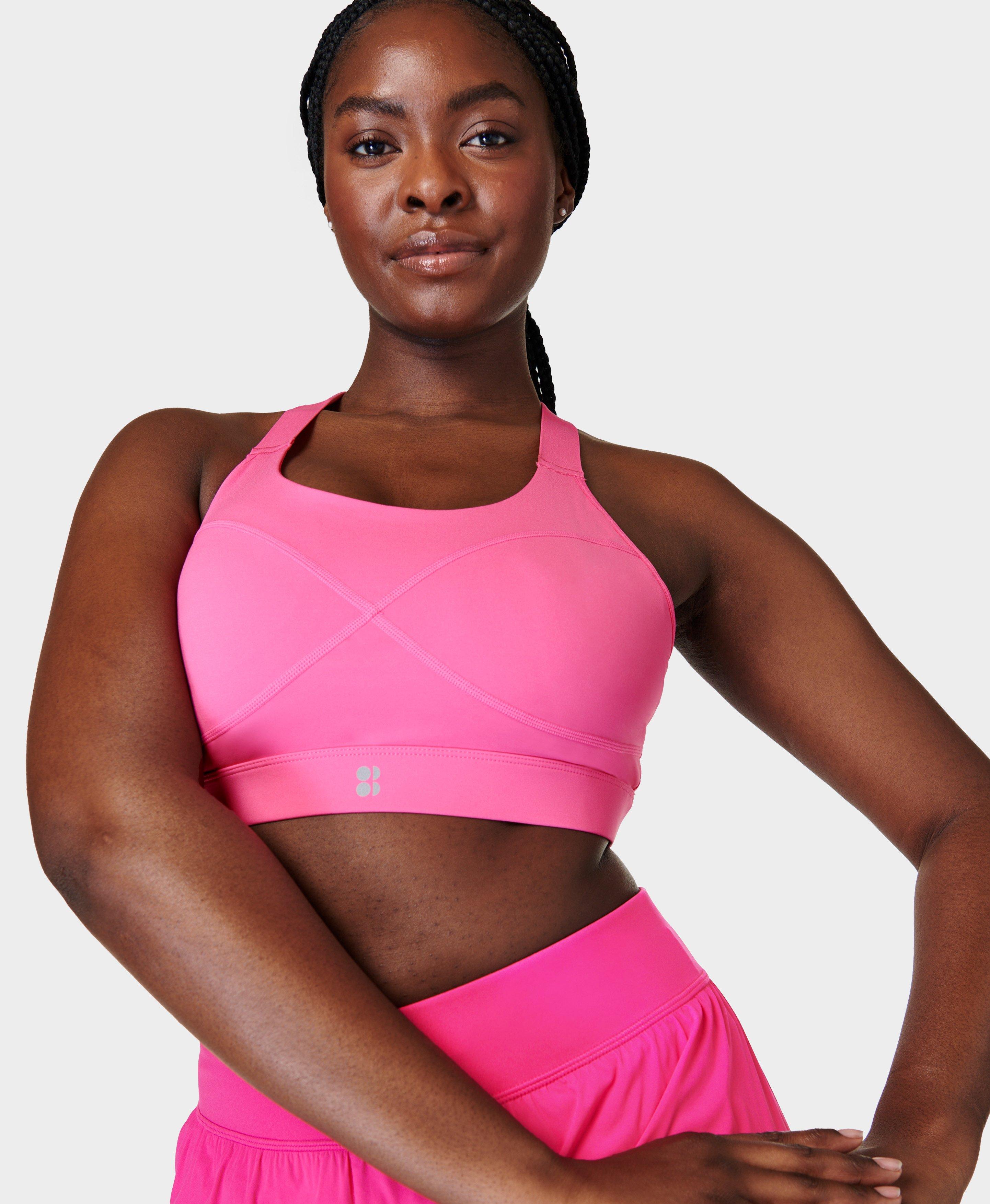 Sweaty Betty, Intimates & Sleepwear, New Sweaty Betty Stamina Longline  Sports Bra Blush Pink Size Xs Fitness Top Nwot