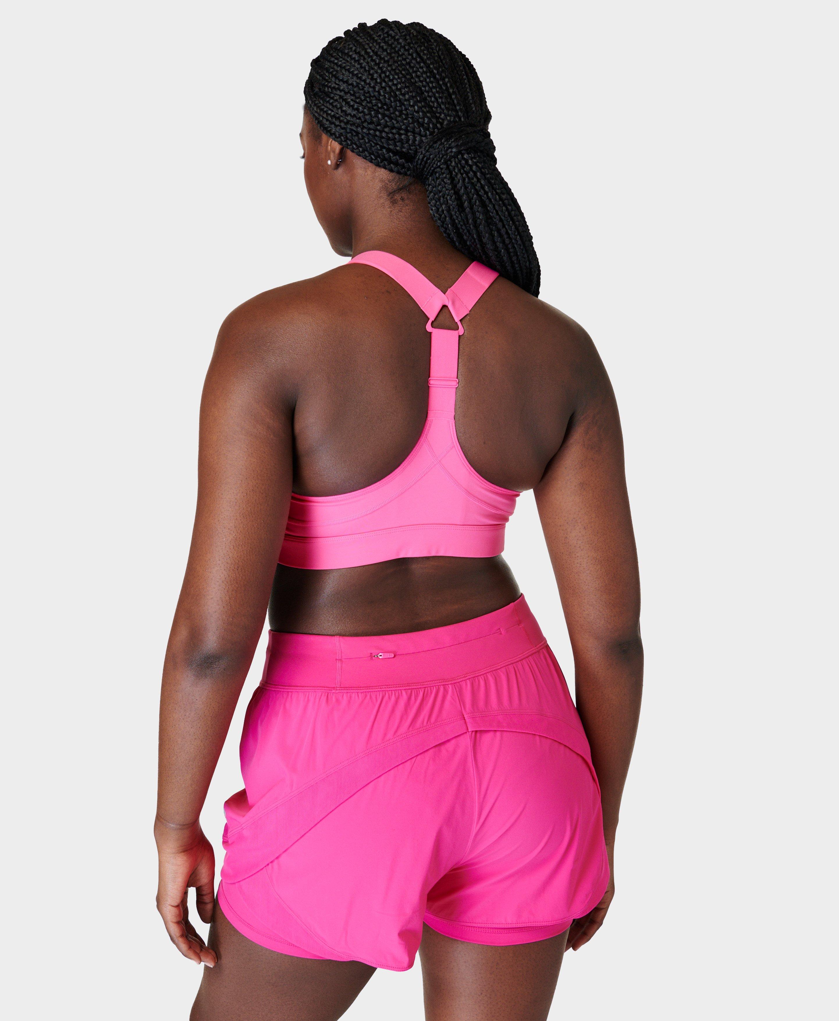 SWEATY BETTY Women Underwear ~2XS Pink Mid-Rise Melange Stretch Casual  Brief