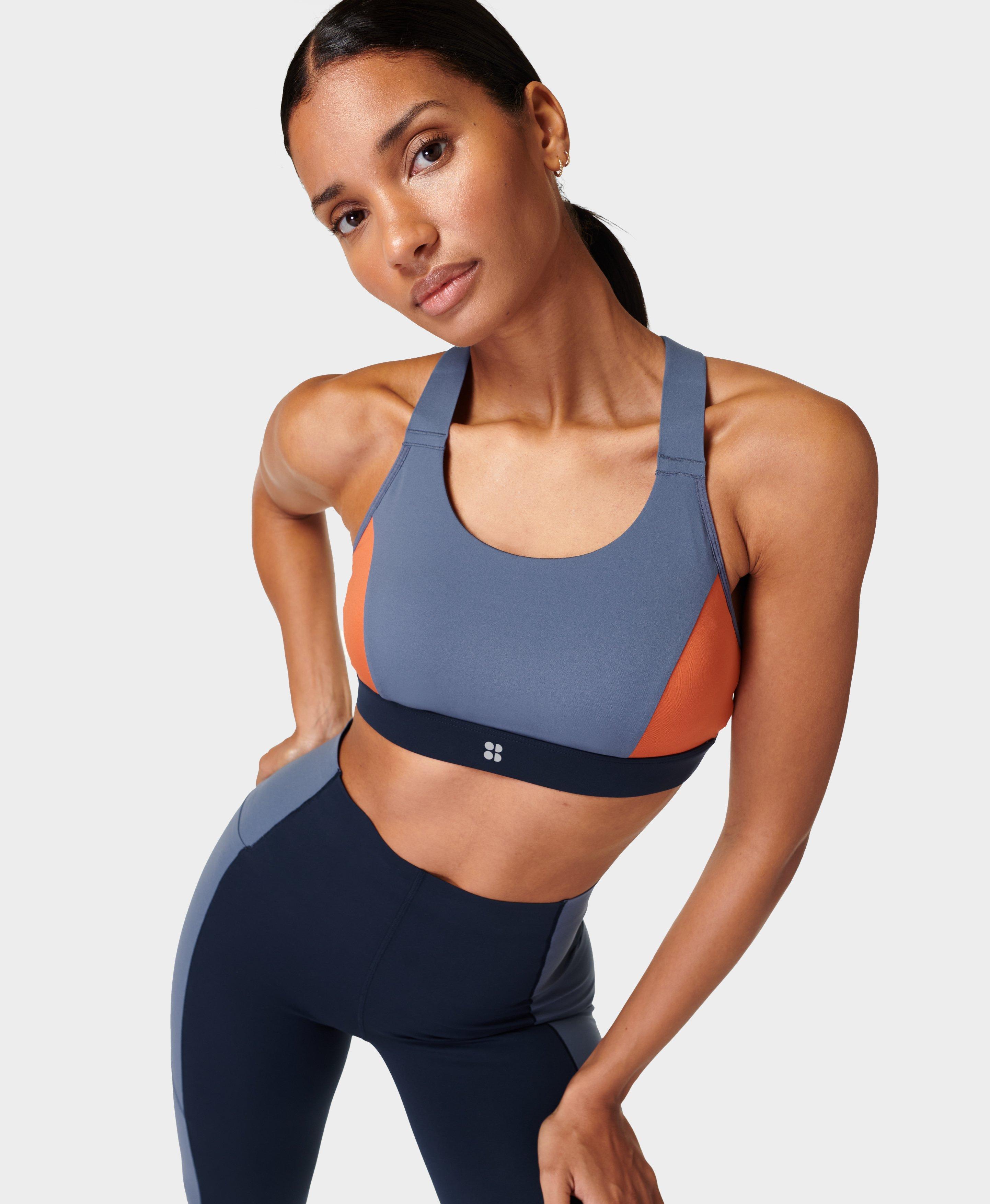 Power Medium Support Sports Bra - Endless Blue