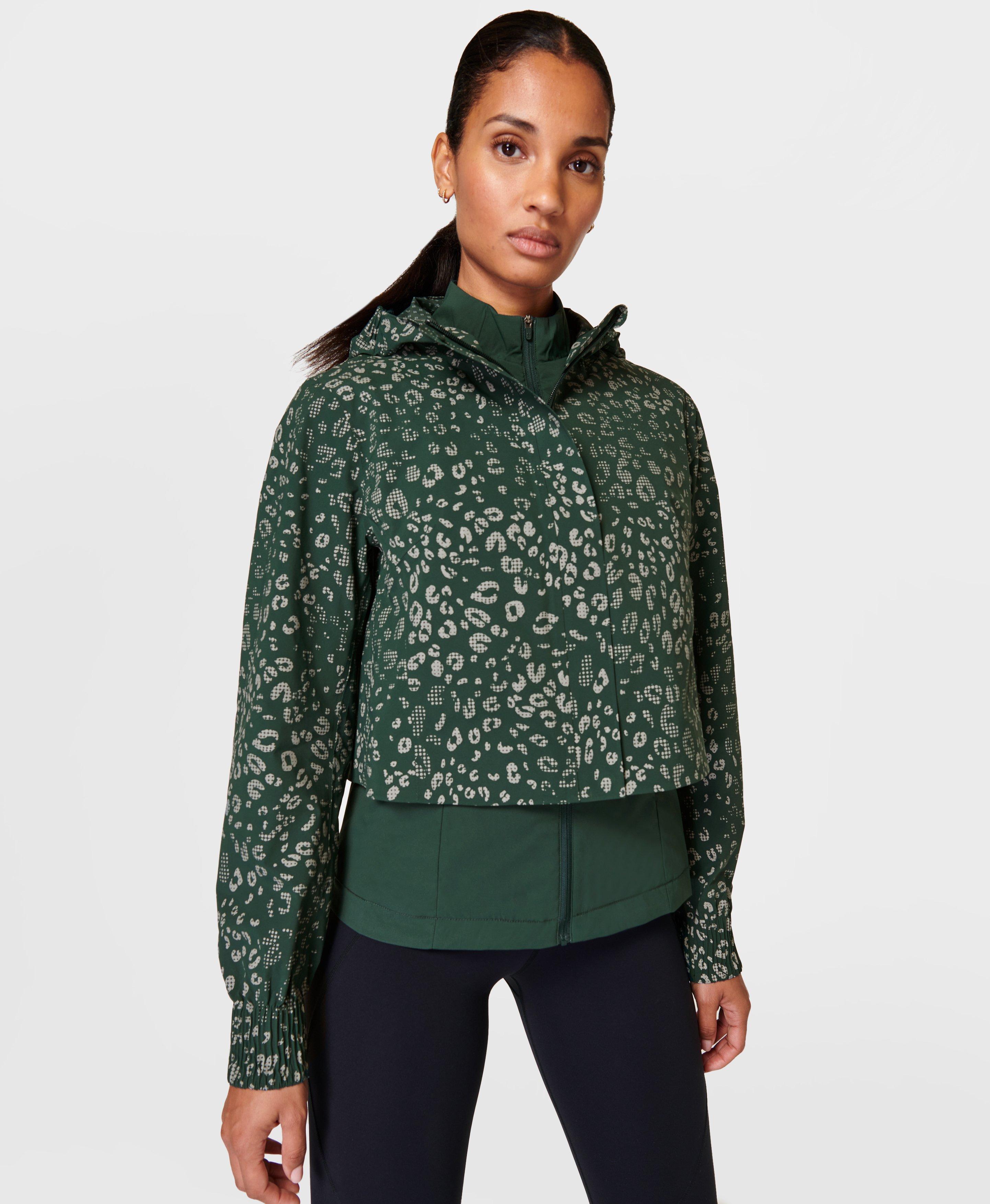 Sweaty Betty On The Run 2 in 1 Running Jacket, Green, Women's XS