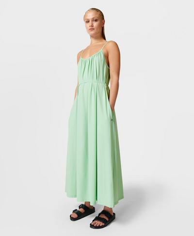Explorer Strappy Summer Dress , Poolside Green | Sweaty Betty