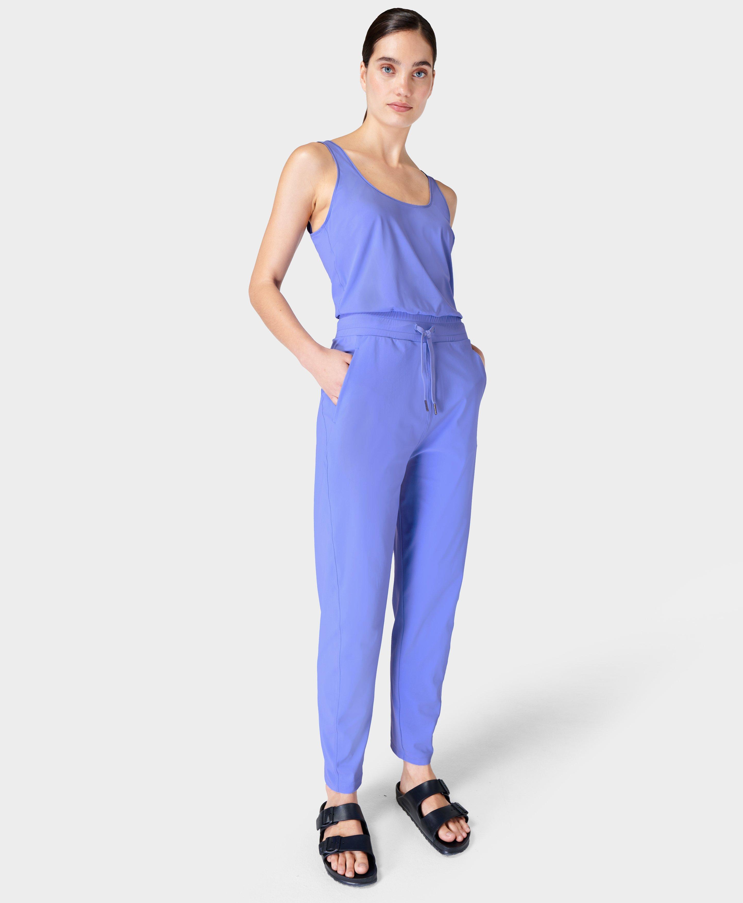 COS COS GATHERED STRAPPY ROMPER - LIGHT BLUE - Jumpsuits - COS 99.00