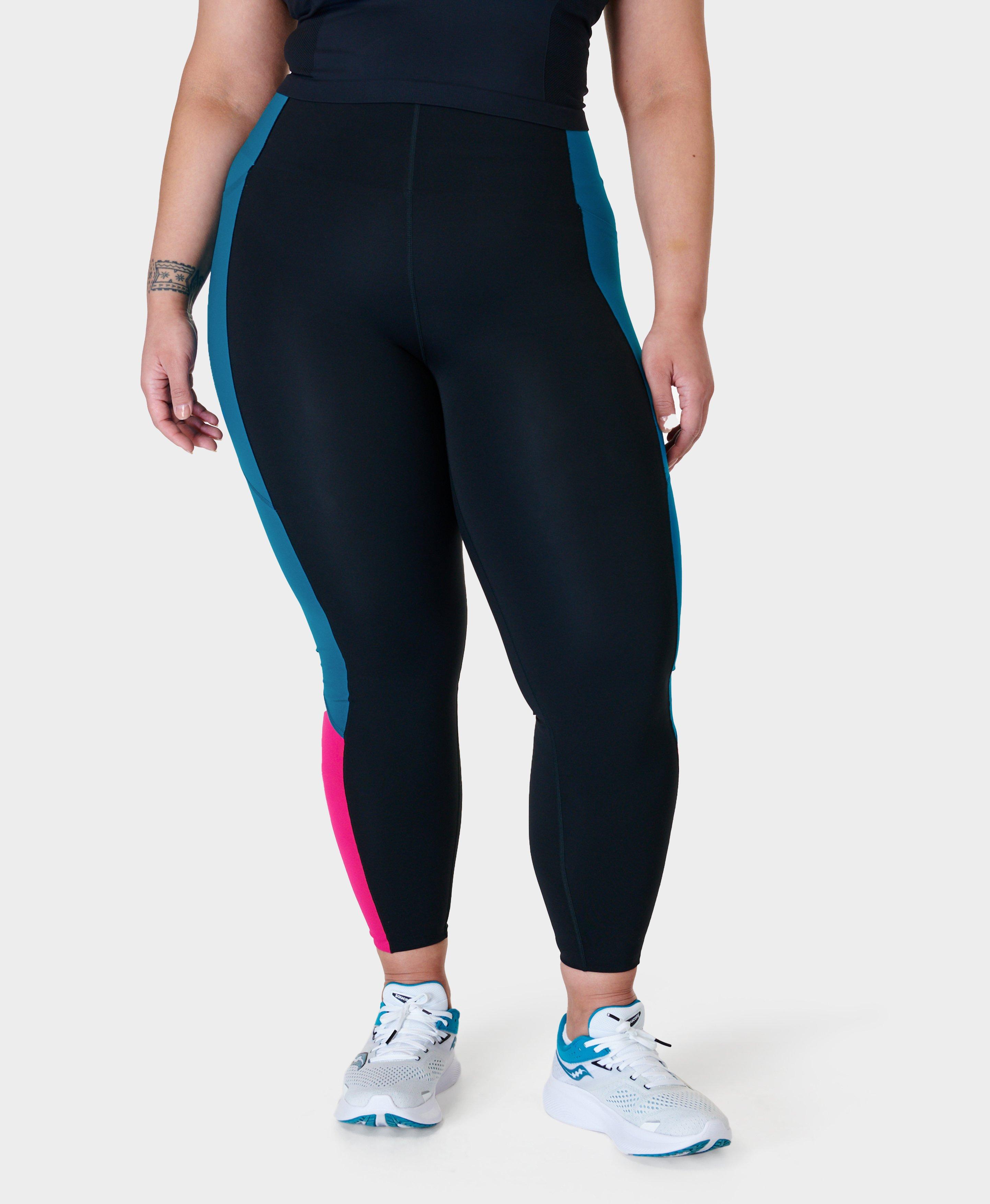 Power UltraSculpt High-Waisted 7/8 Colour Block Workout Leggings - 7/8  Length, Women's Leggings