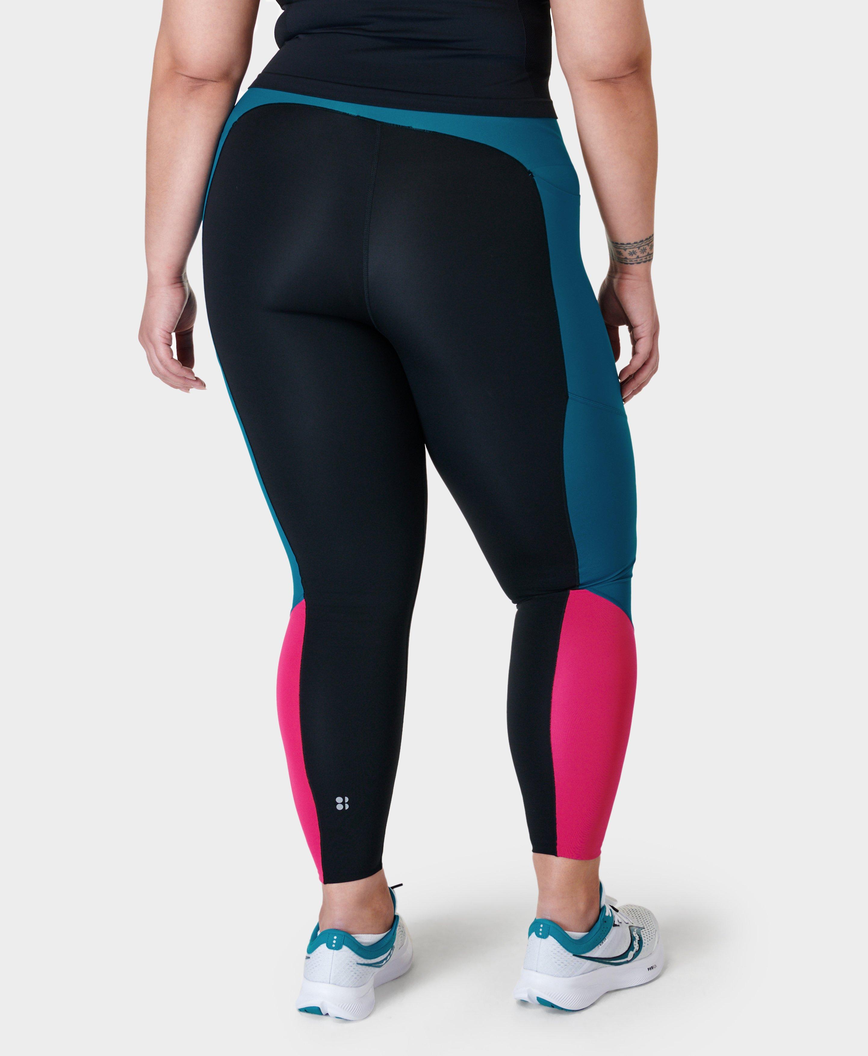 Power UltraSculpt High-Waisted 7/8 Colour Block Workout Leggings - 7/8  Length, Women's Leggings