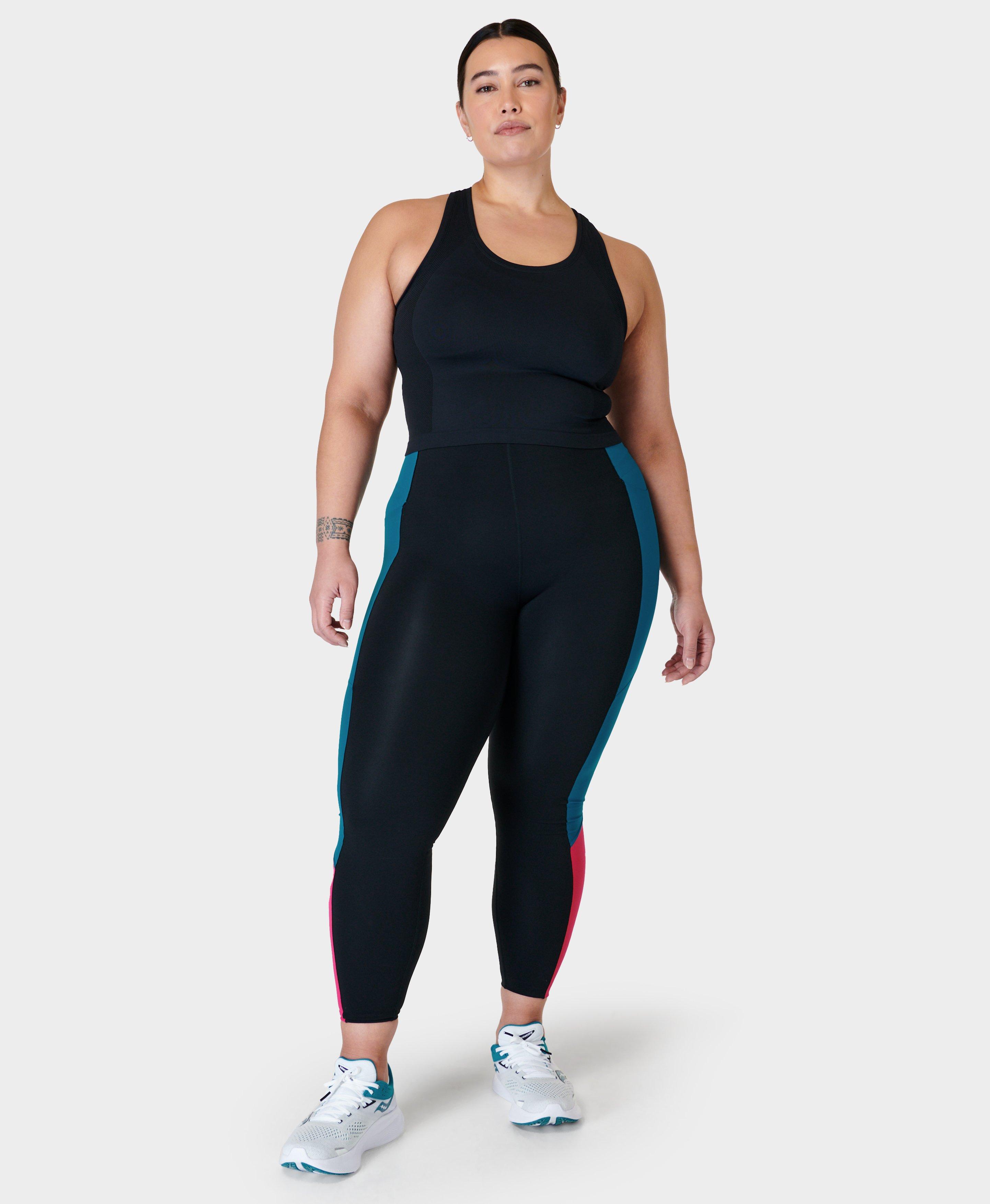 Power UltraSculpt High-Waisted 7/8 Workout Leggings - Black, Women's  Leggings