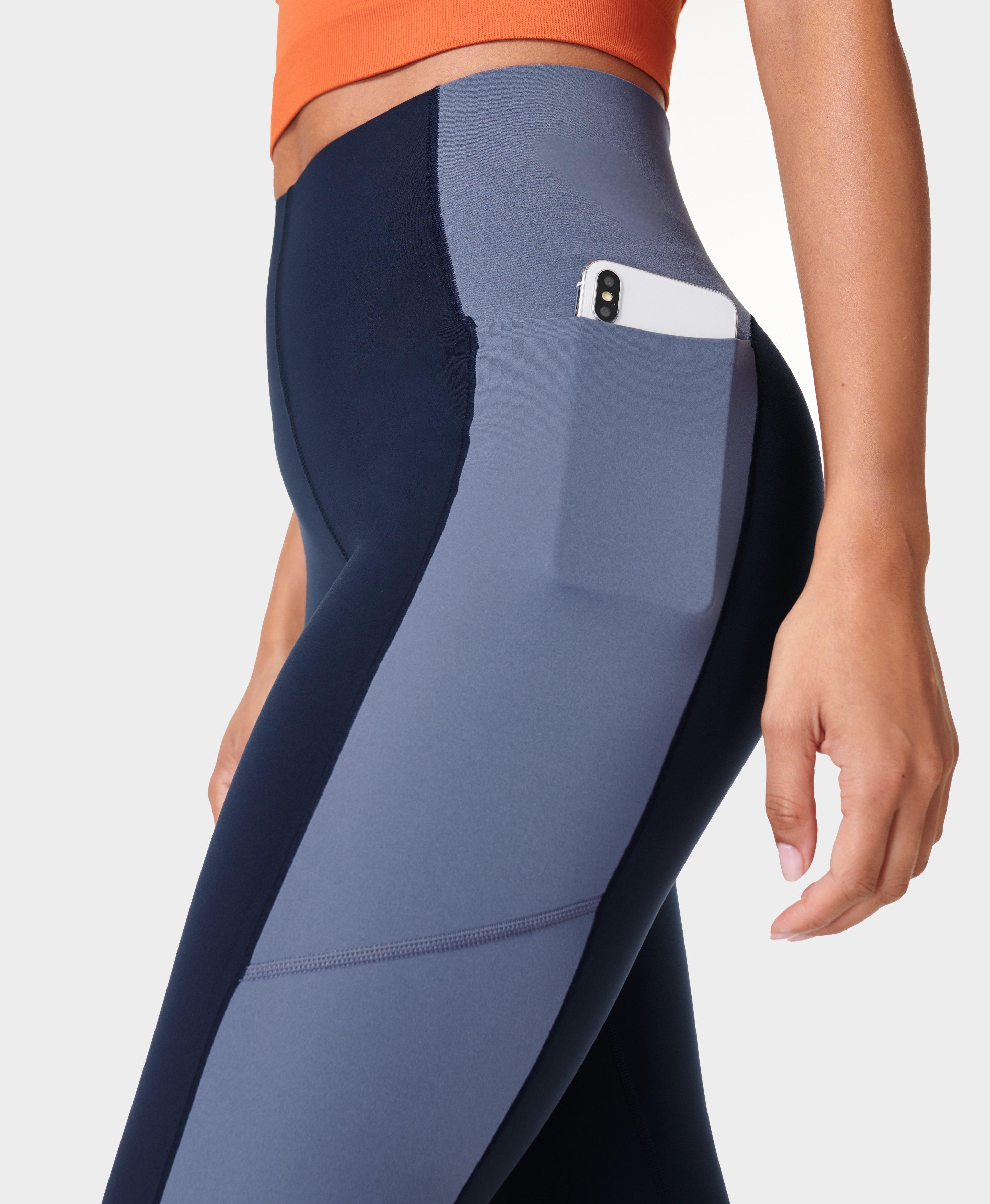 Sweaty Betty High Waist Pocket Colour Block 7/8 Power Leggings