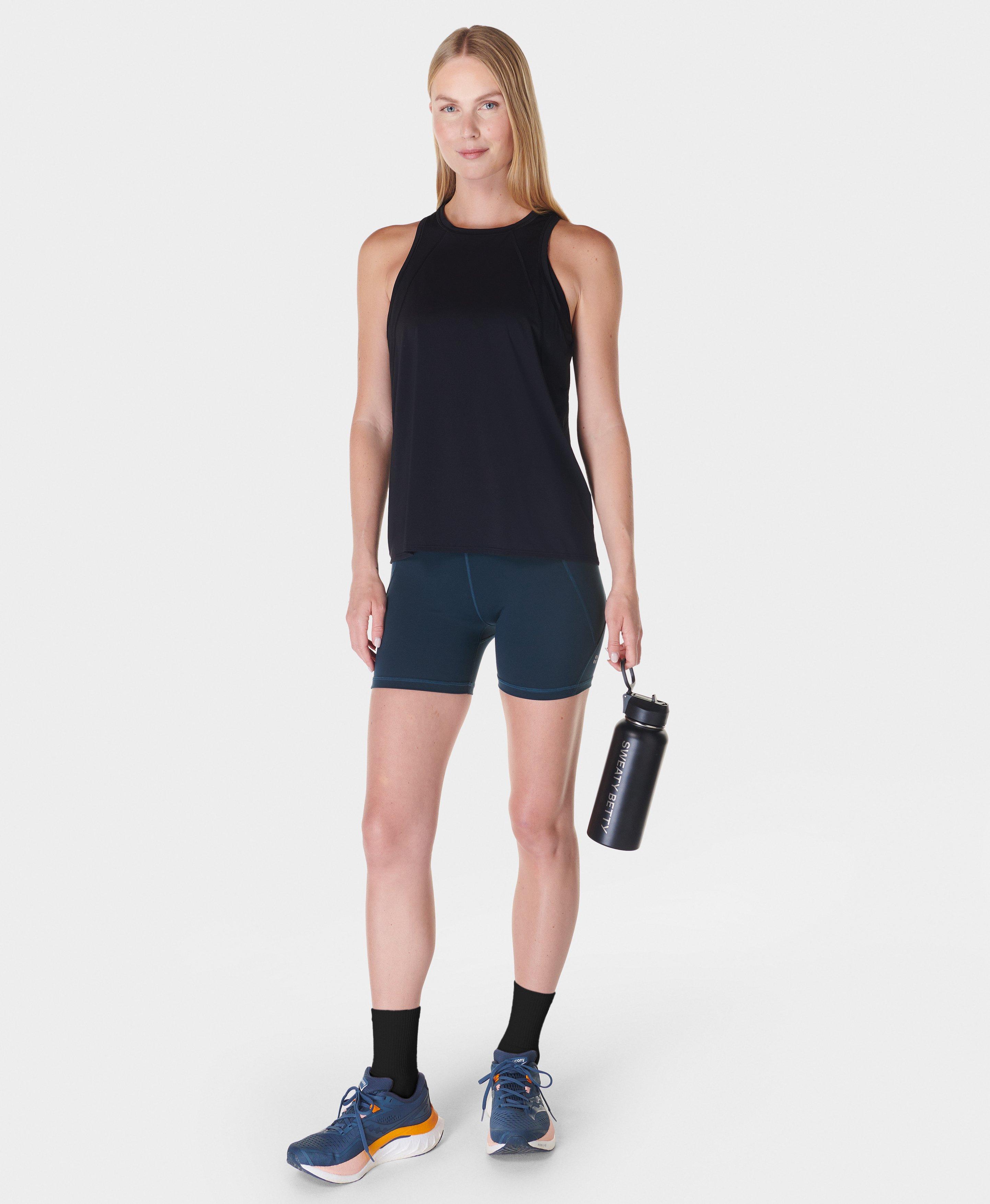 Pace Run Vest Black Women s Vests Sweaty Betty