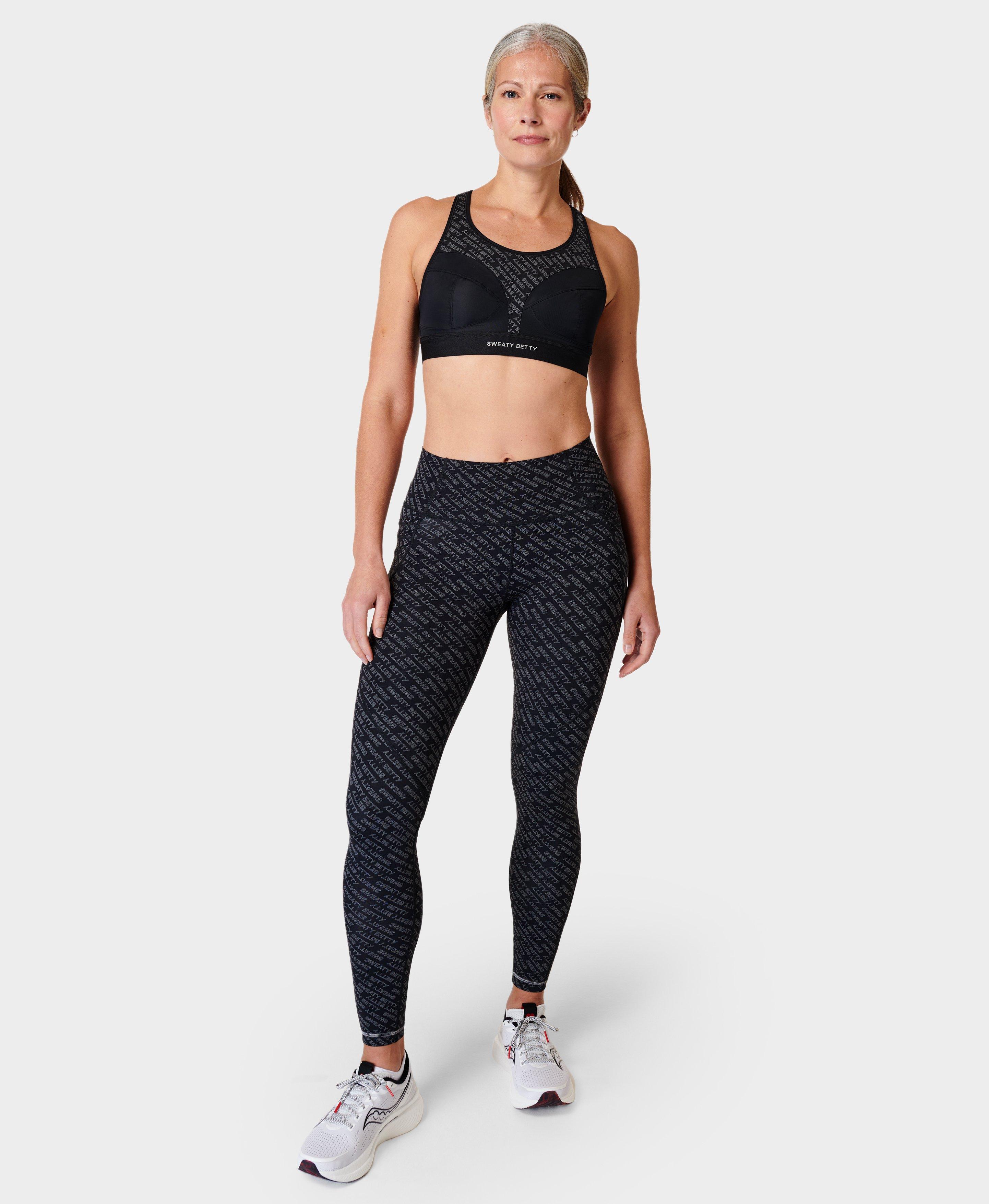 Womens grey gym on sale leggings