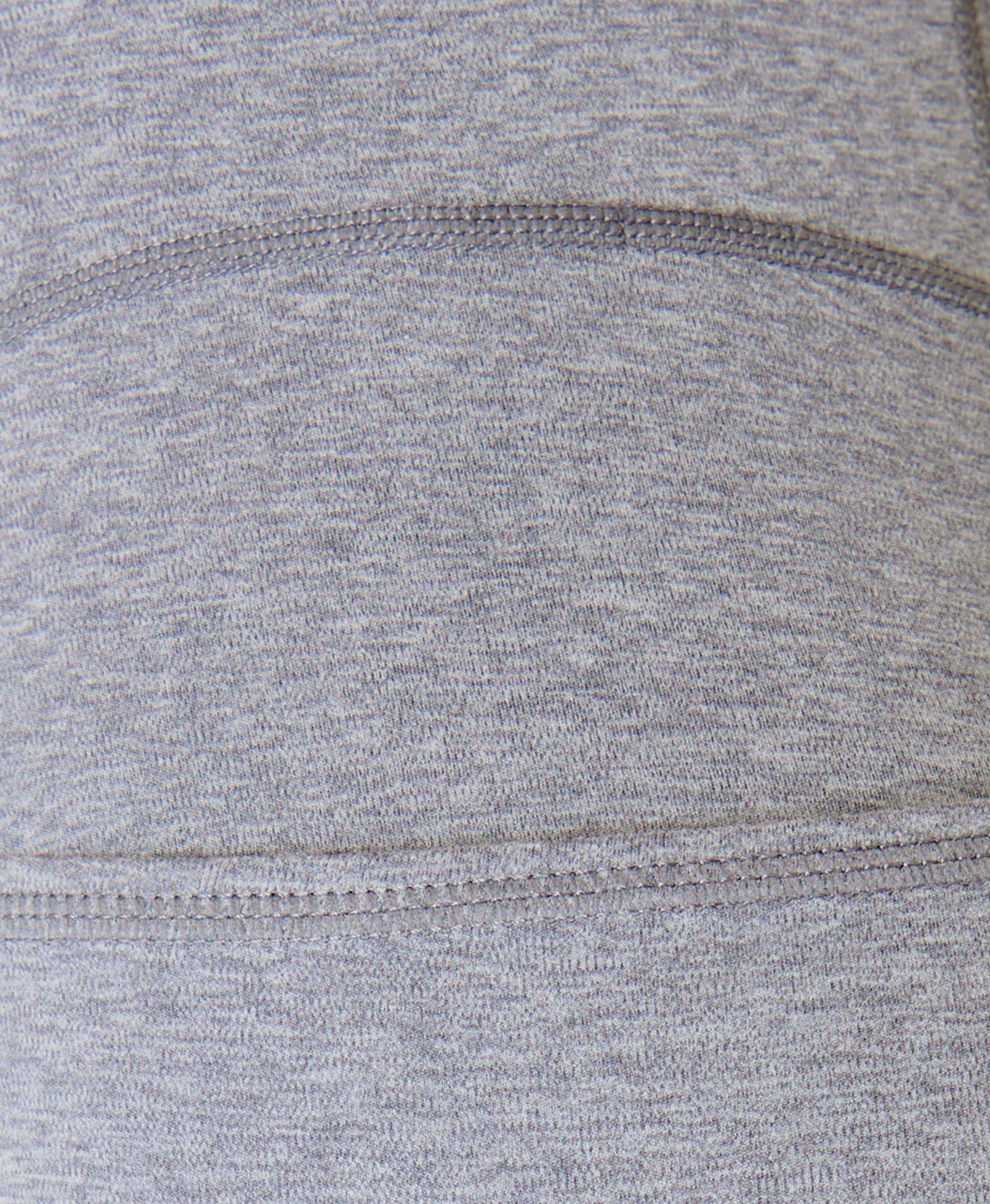 Soft Side Long Sleeve Bodysuit / Grey Marl