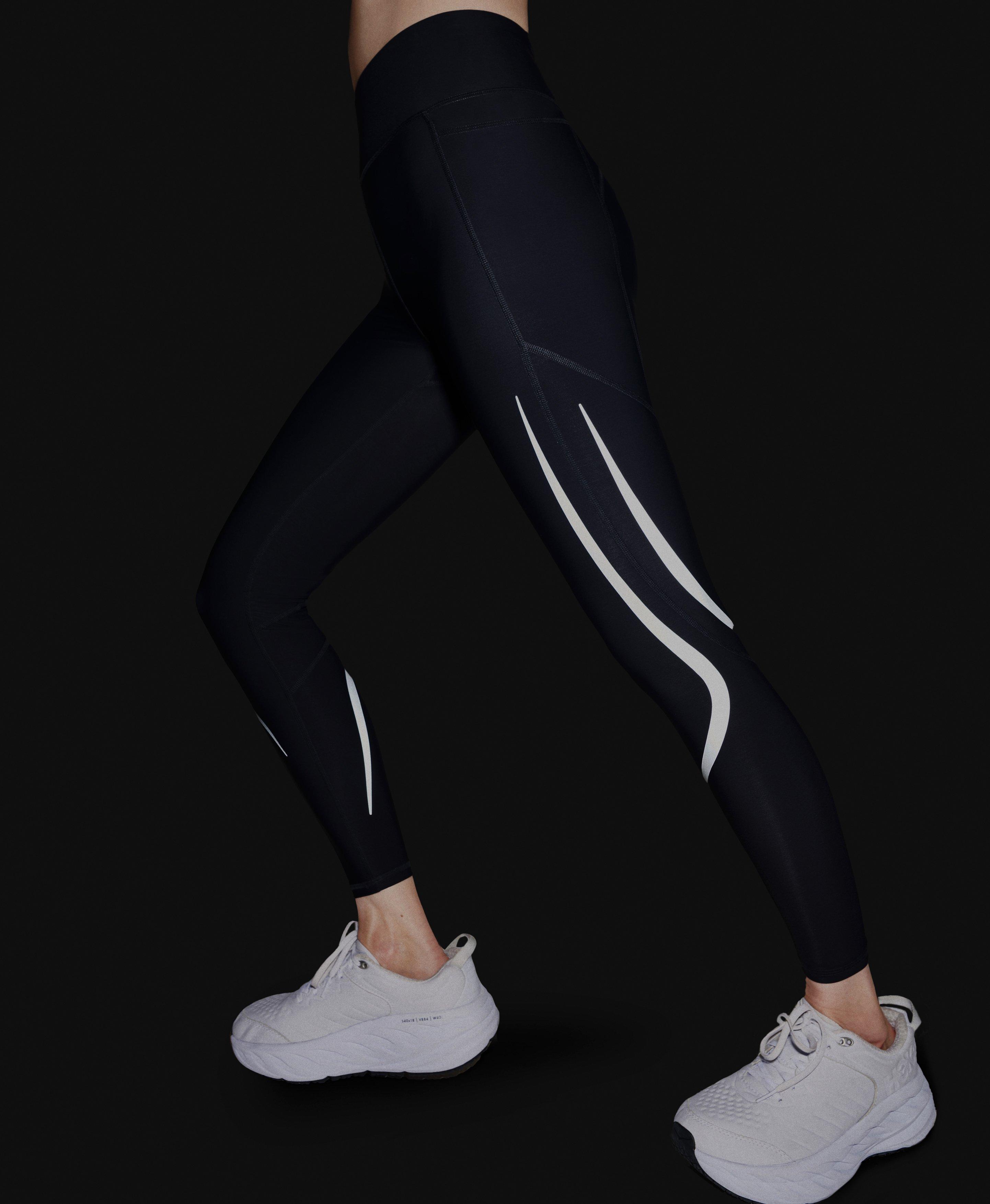 Zero Gravity 7/8 Illuminate Running Tight - Black, Women's Leggings
